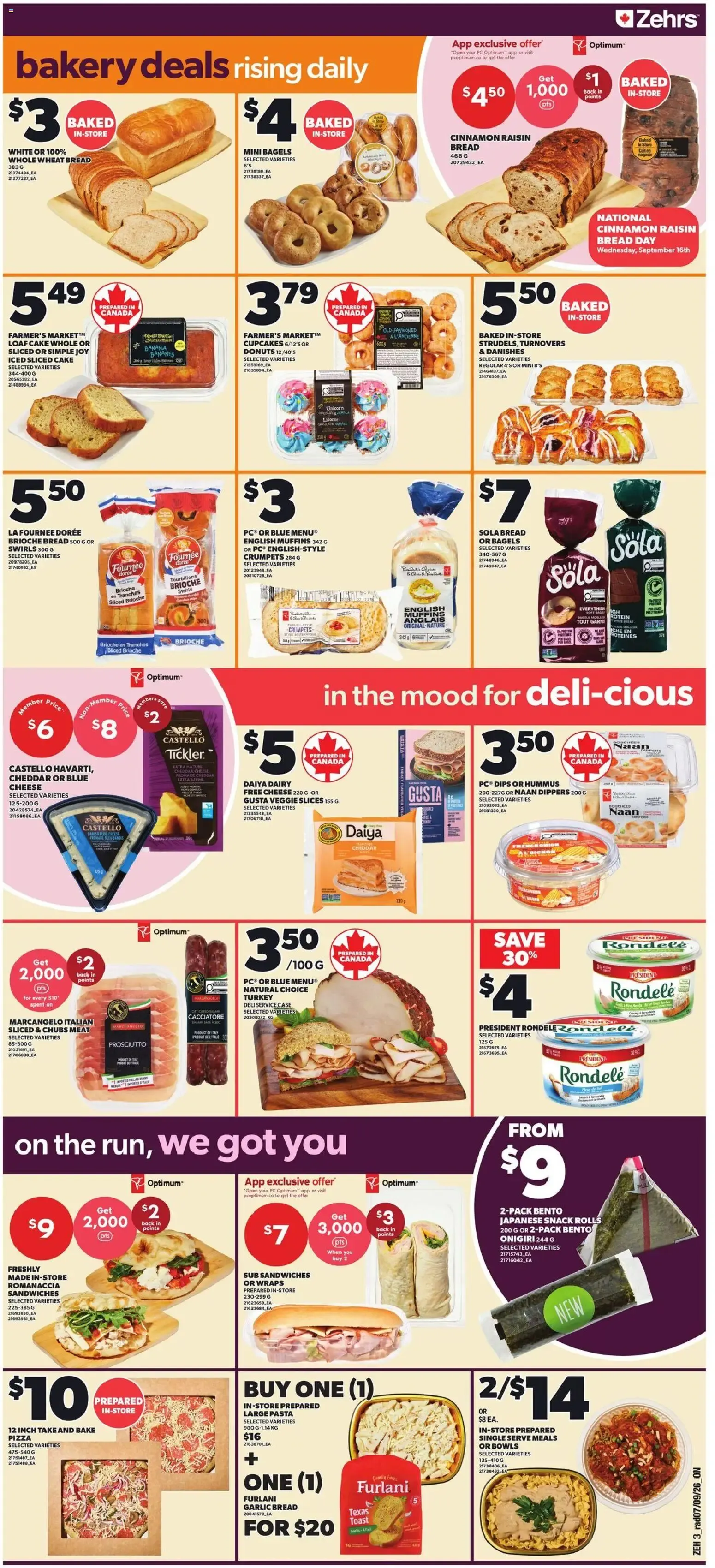 Zehrs weekly flyer / circulaire from Sep 10, 2026 > weekly specials & deals from September 10 to September 16 2026 - flyer page 4