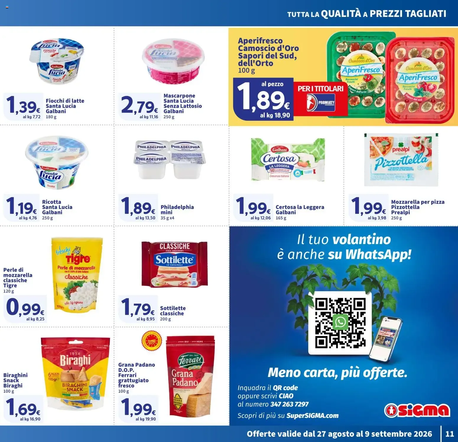 Nuovo SIGMA volantino Superstore dal 27/08/2026 > offerte anteprima 🛍️ da 27 agosto a 9 settembre di 2026 - Pagina del volantino 11