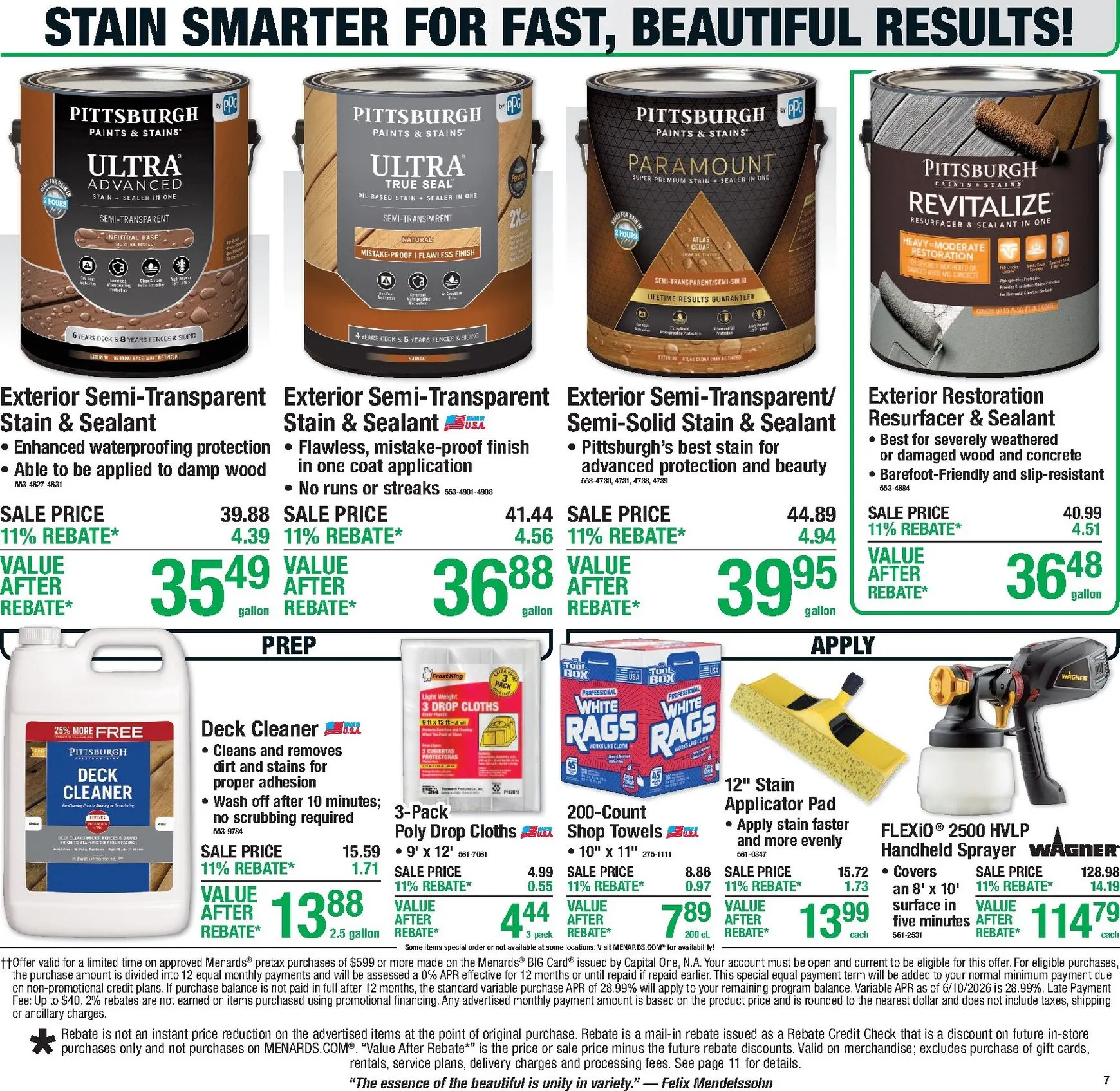 Weekly ad Menards: 11% Rebate On Everything! from July 13 to July 19 2026 - Page 10