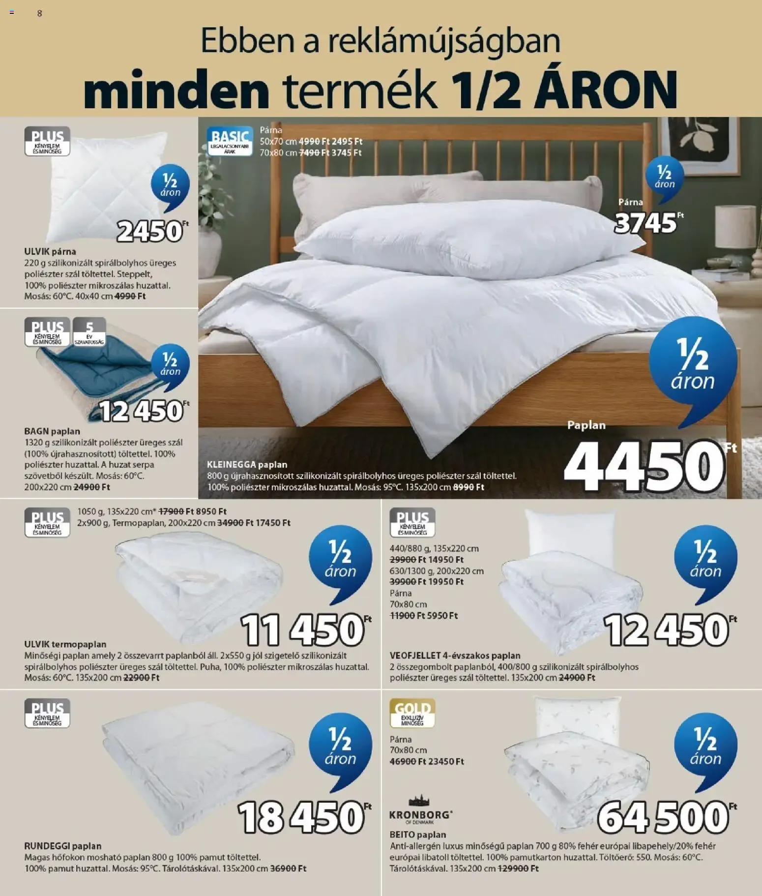 Katalógus JYSK: Todos los productos a 1/2 precio július 15.-tól július 28.-ig 2026. - Oldal 8