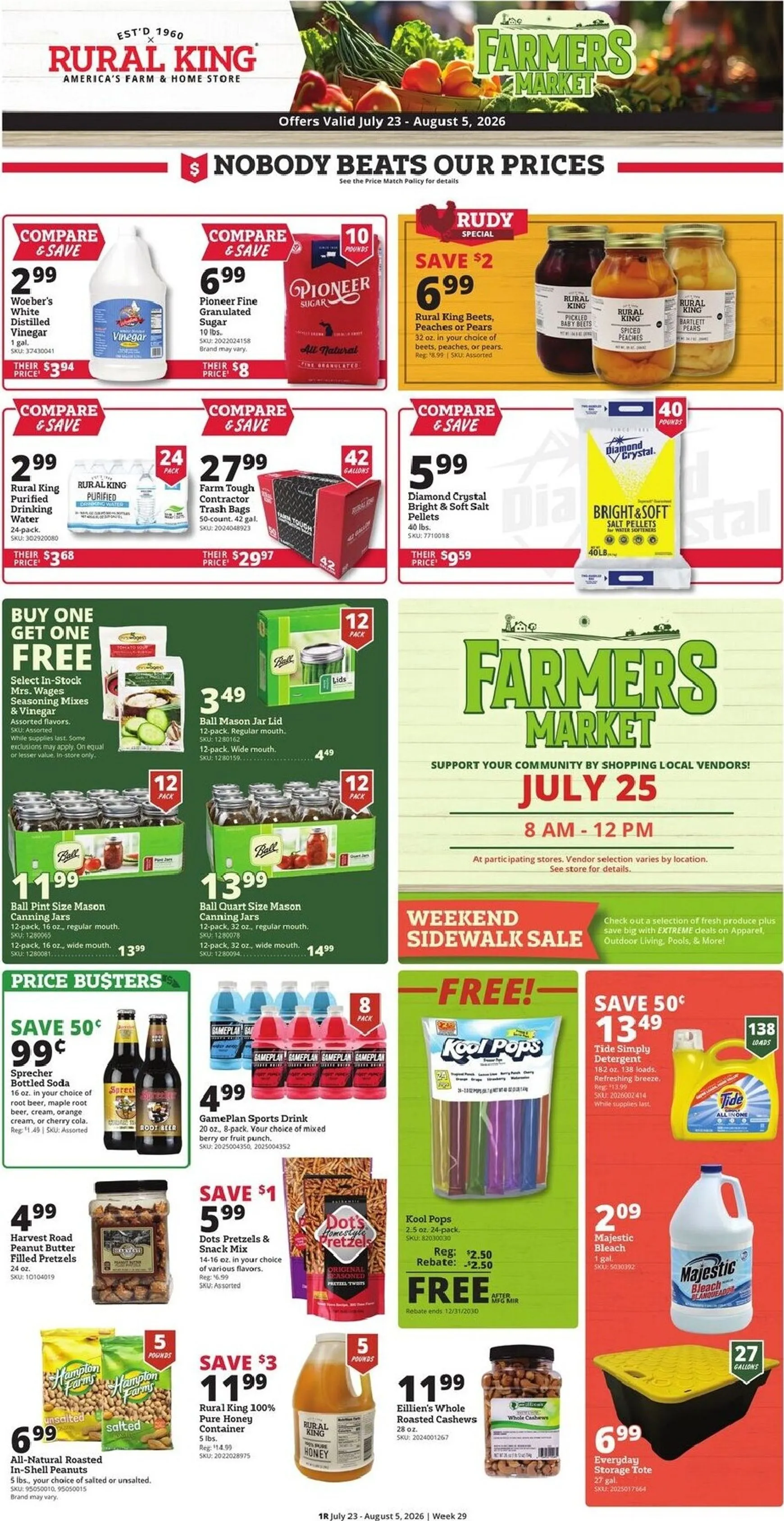 Weekly ad Current Rural King leaflet valid from Thursday 07/23/2026 to Wednesday 08/05/2026 from July 23 to August 5 2026 - Page 3
