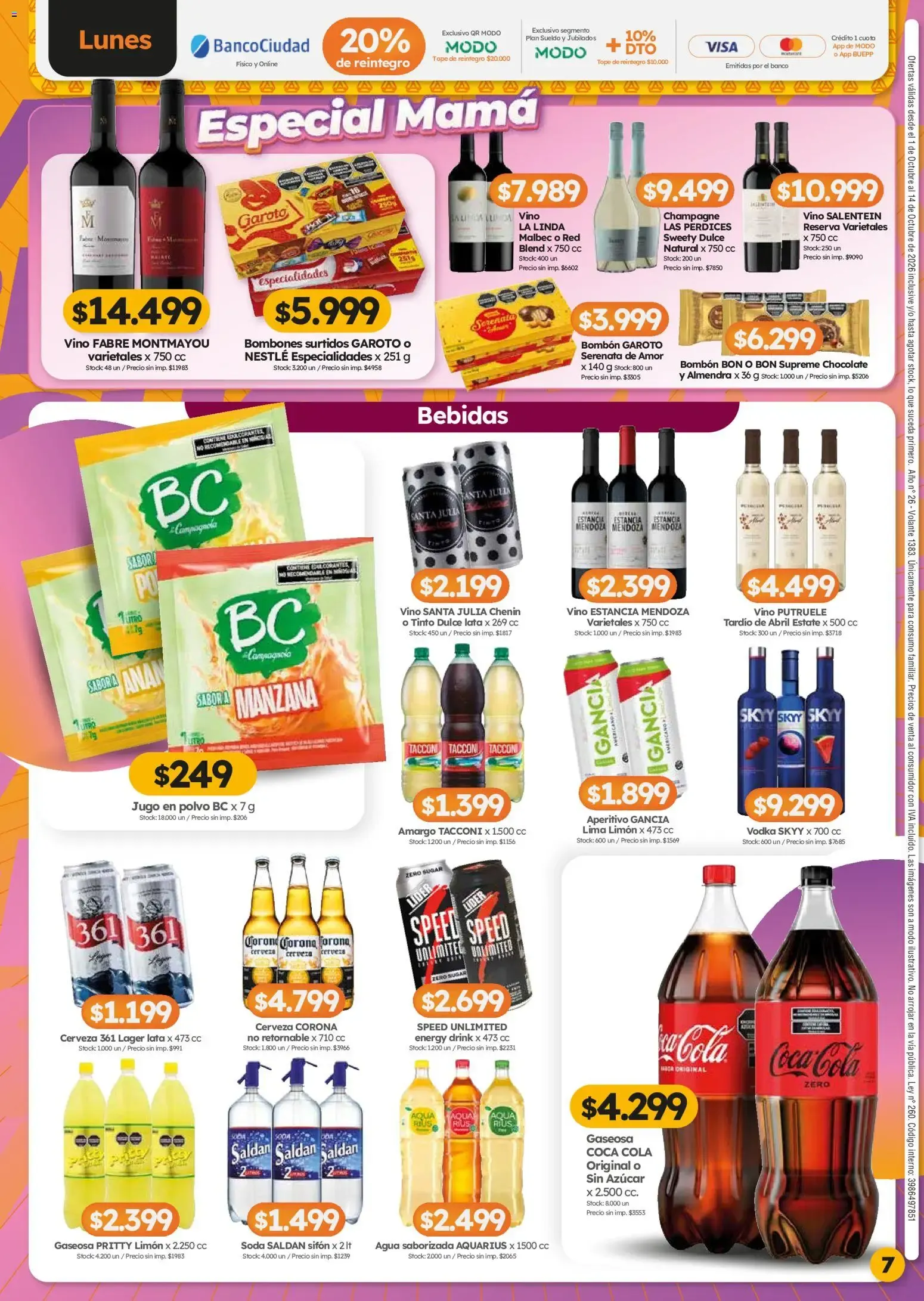 Ofertas de Cordiez - Ofertas || del 01/10/2026 - 14/10/2026 || Catálogo 1 de octubre al 14 de octubre 2026 - Página 7 del catálogo