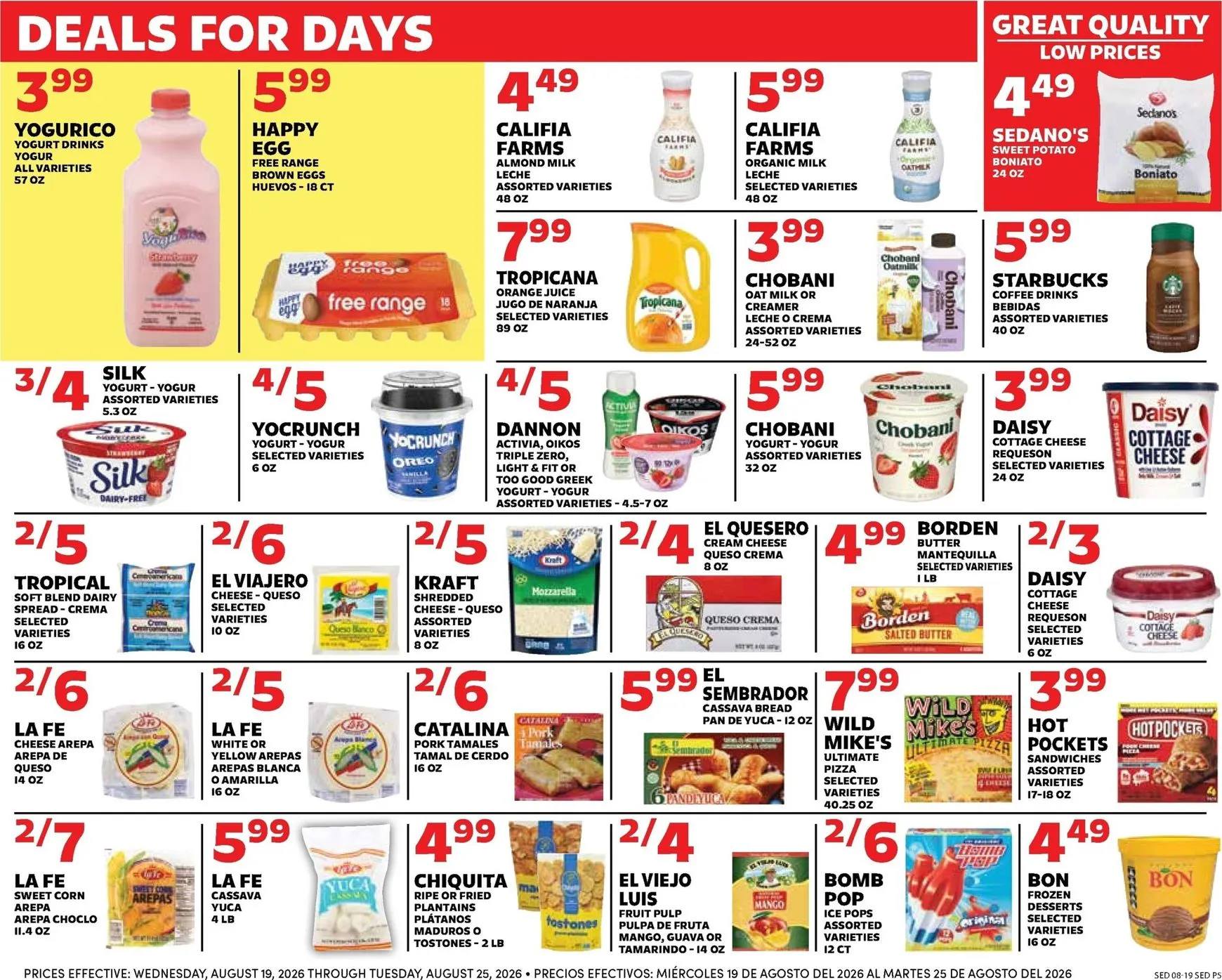 Weekly promotion Sedano's: Back to School y Ofertas BOGO spanning from August 19 to August 25 2026 - Page 5 for Catalogue 365