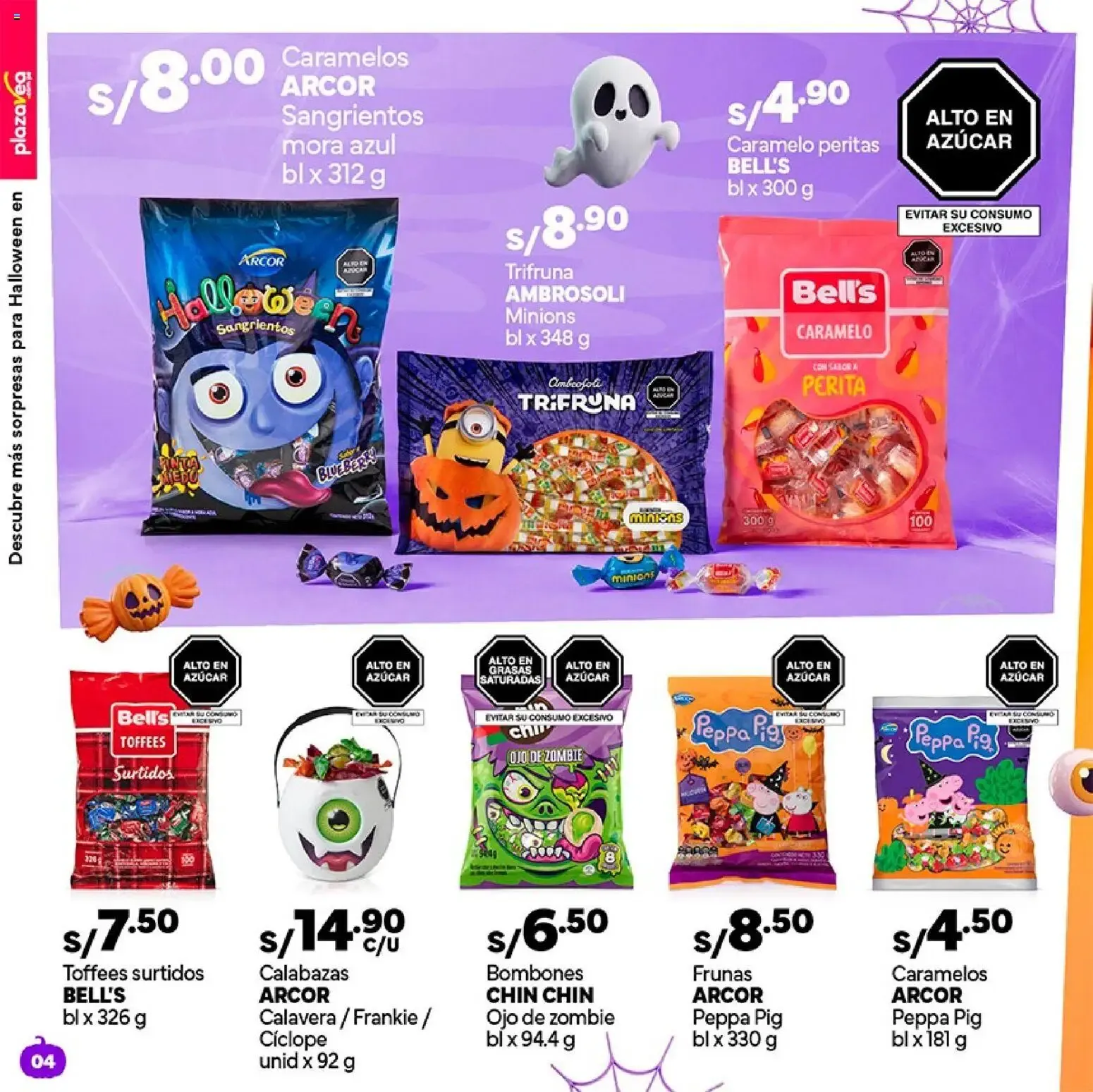 Catalogo de Catálogo Plaza Vea - Díptico Halloween online del 12/10/2026 12 de octubre al 1 de noviembre 2026 - Pag 4