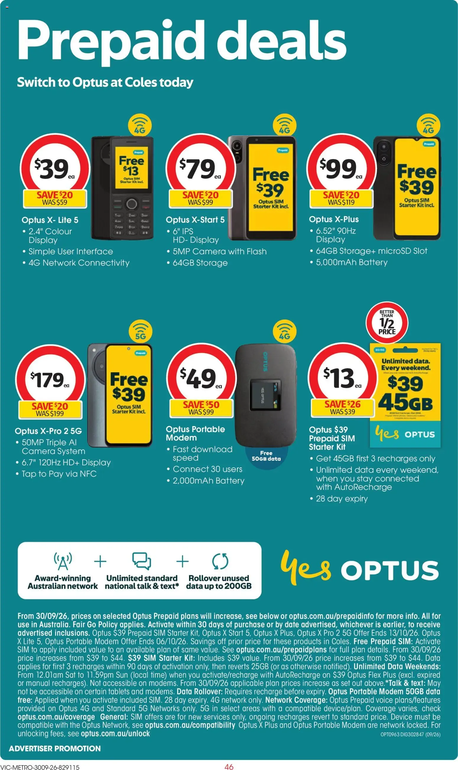 Coles catalogue valid from 30/09/2026 > Online Australia - Catalogue valid from 30 September to 6 October 2026 - page 46