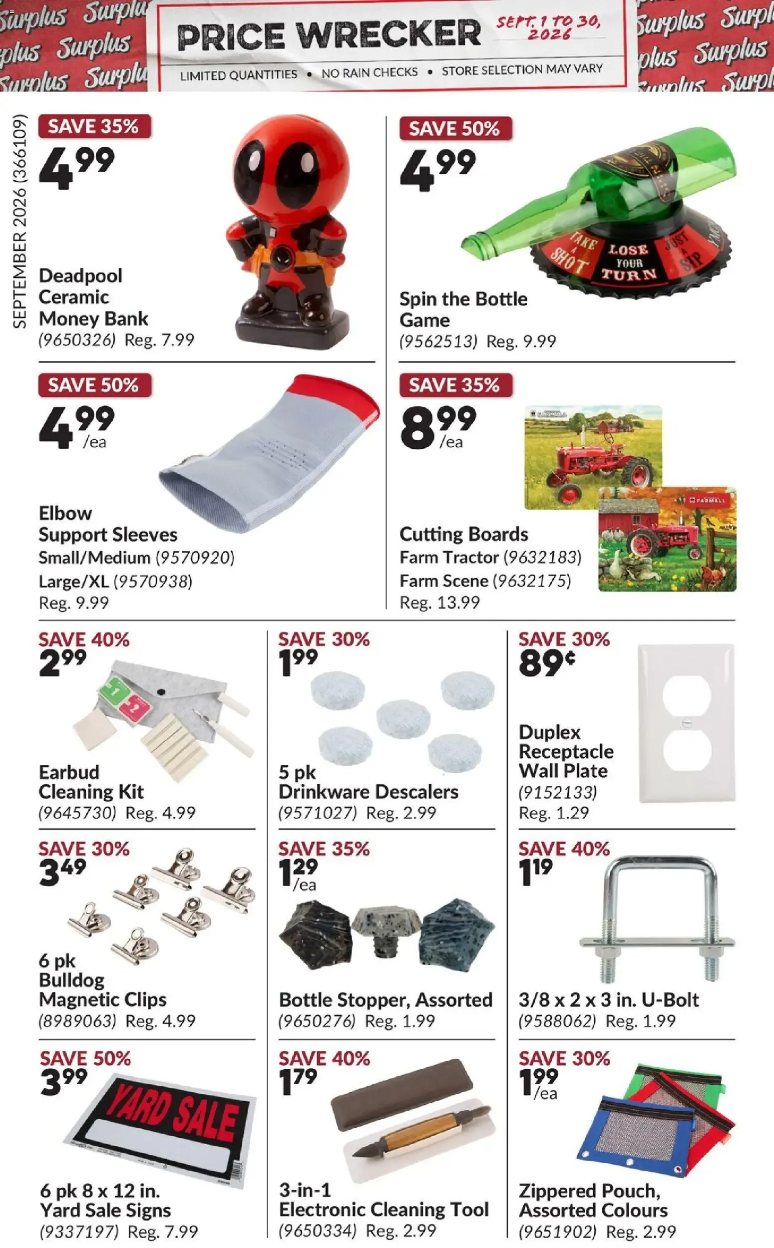 Princess Auto flyer- Price Wrecker from Sep 1, 2026 > weekly specials & deals from September 1 to September 30 2026 - flyer page 14