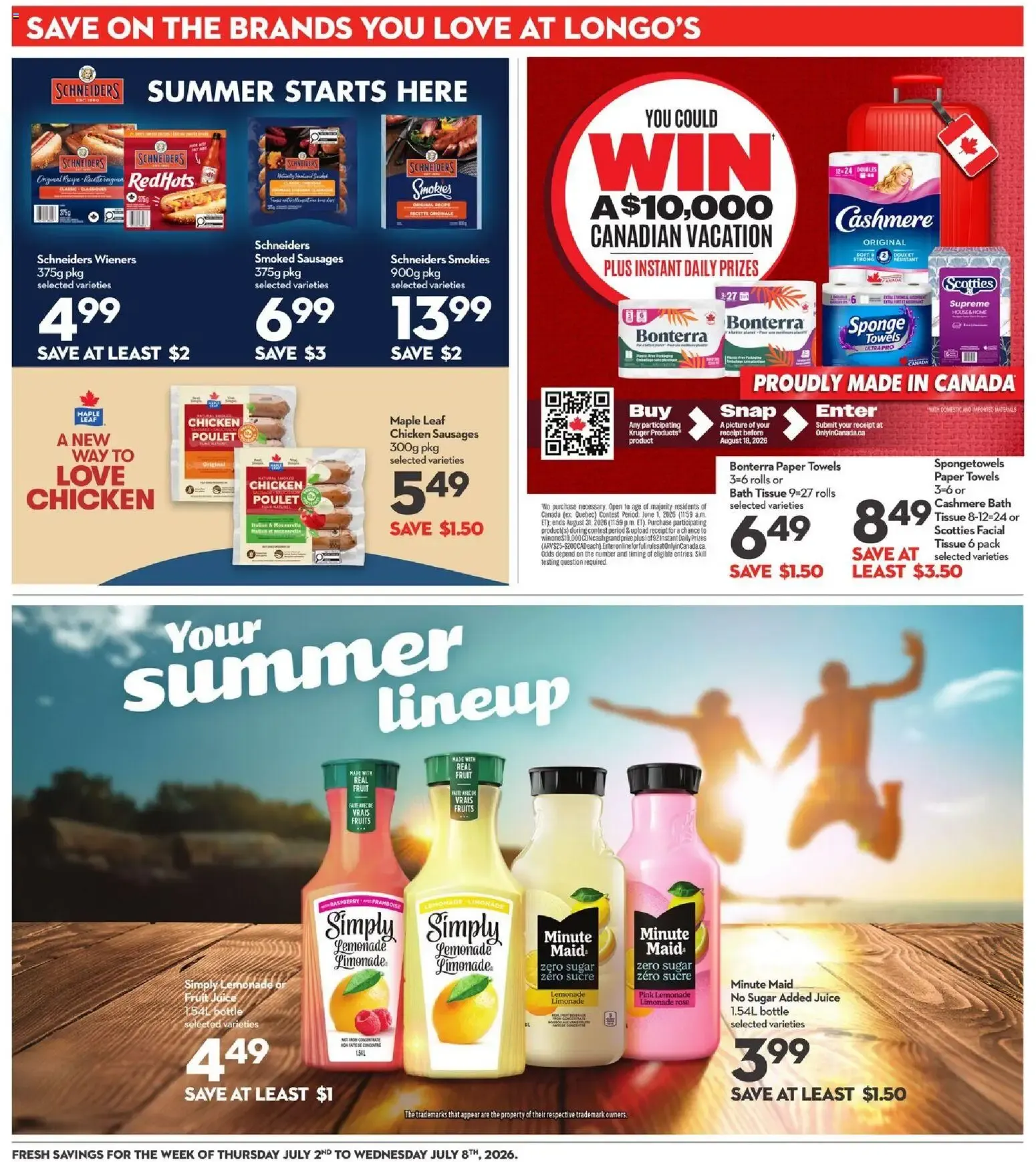 Longo's weekly flyer / circulaire from Jul 2, 2026 > weekly specials & deals from July 2 to July 8 2026 - flyer page 20