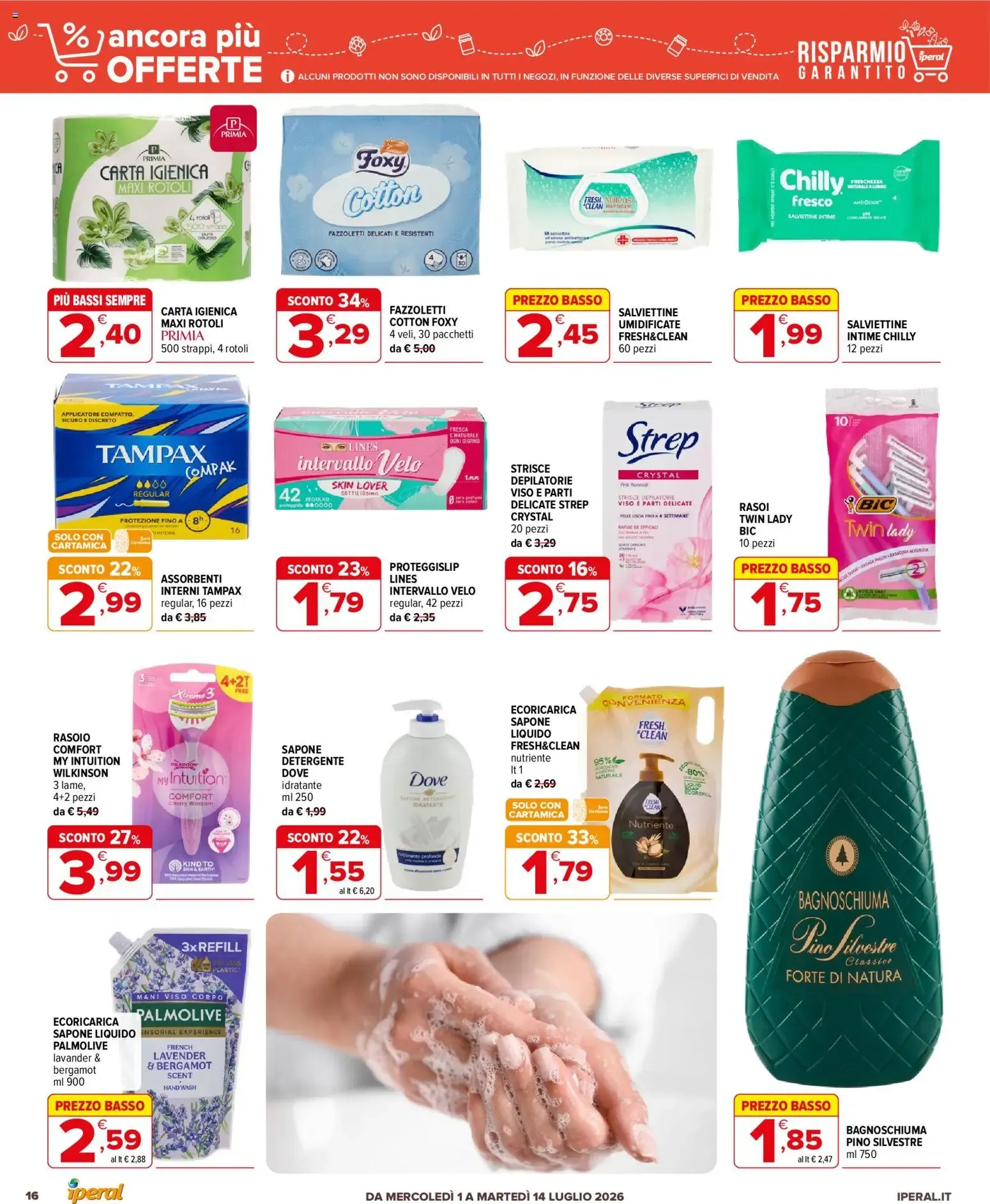 Nuovo Iperal volantino Ancora Più Offerte dal 01/07/2026 > offerte anteprima 🛍️ da 1 luglio a 14 luglio di 2026 - Pagina del volantino 16