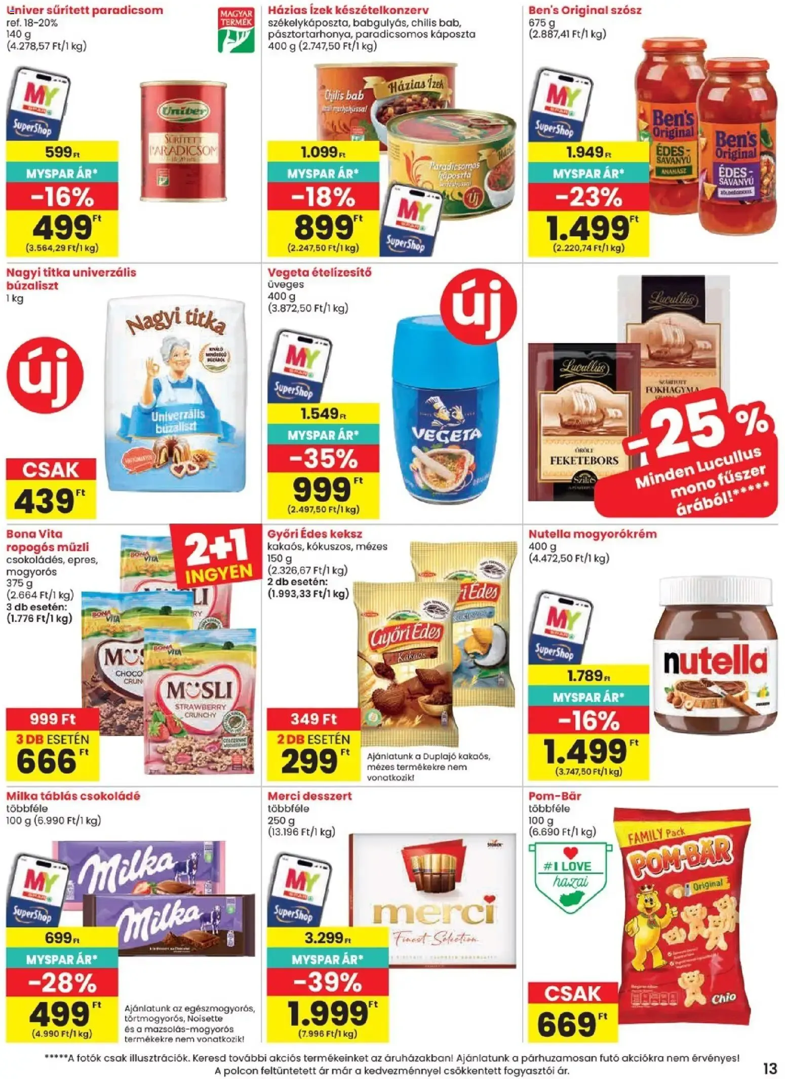 Katalógus Spar akciós újság - 2026.09.17.-tól szeptember 17.-tól szeptember 23.-ig 2026. - Oldal 13
