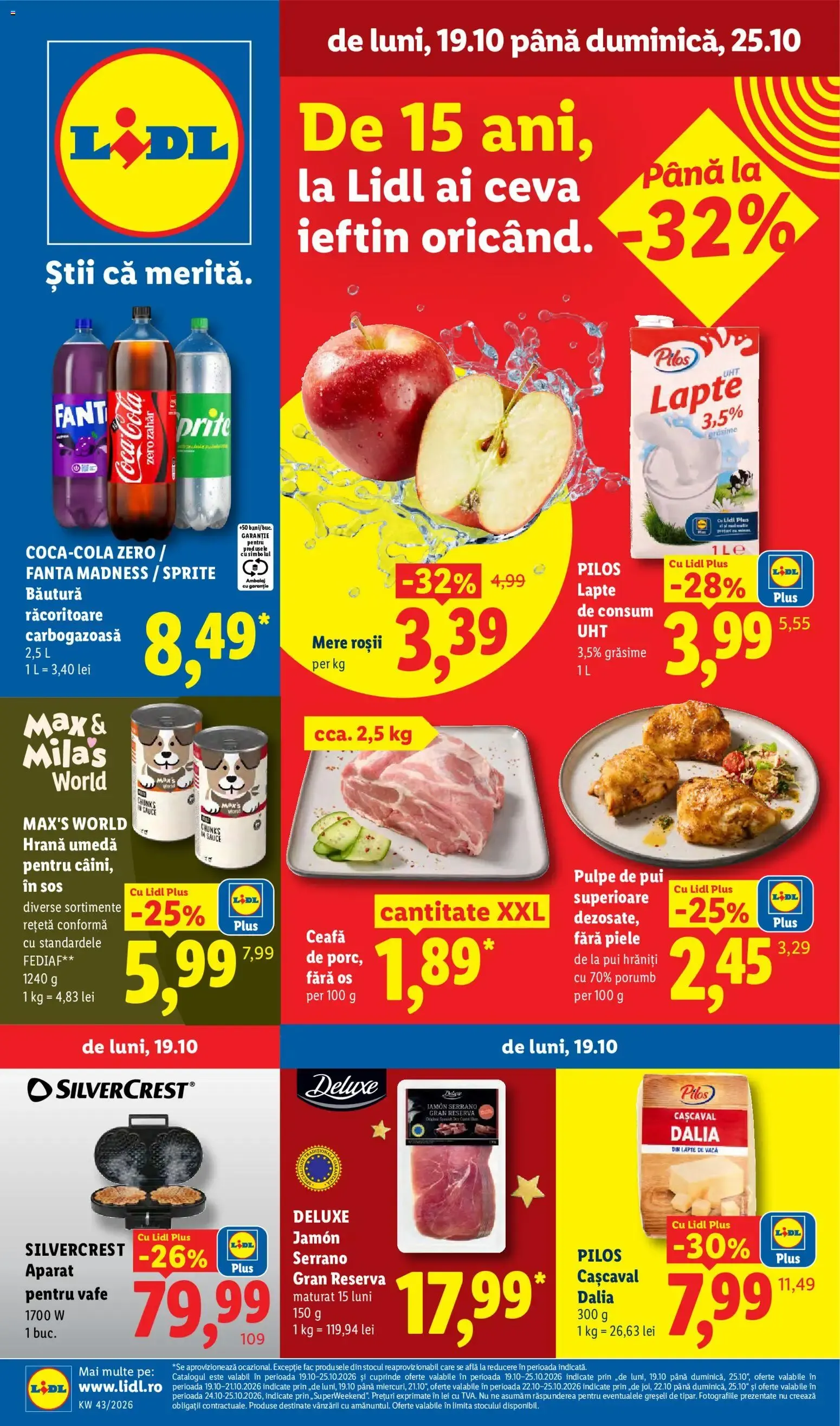 Catalog Catalog LIDL 19.10.2026 - Oferta și Revista online de la 19 octombrie până la 25 octombrie 2026 - Revista Pagina 1