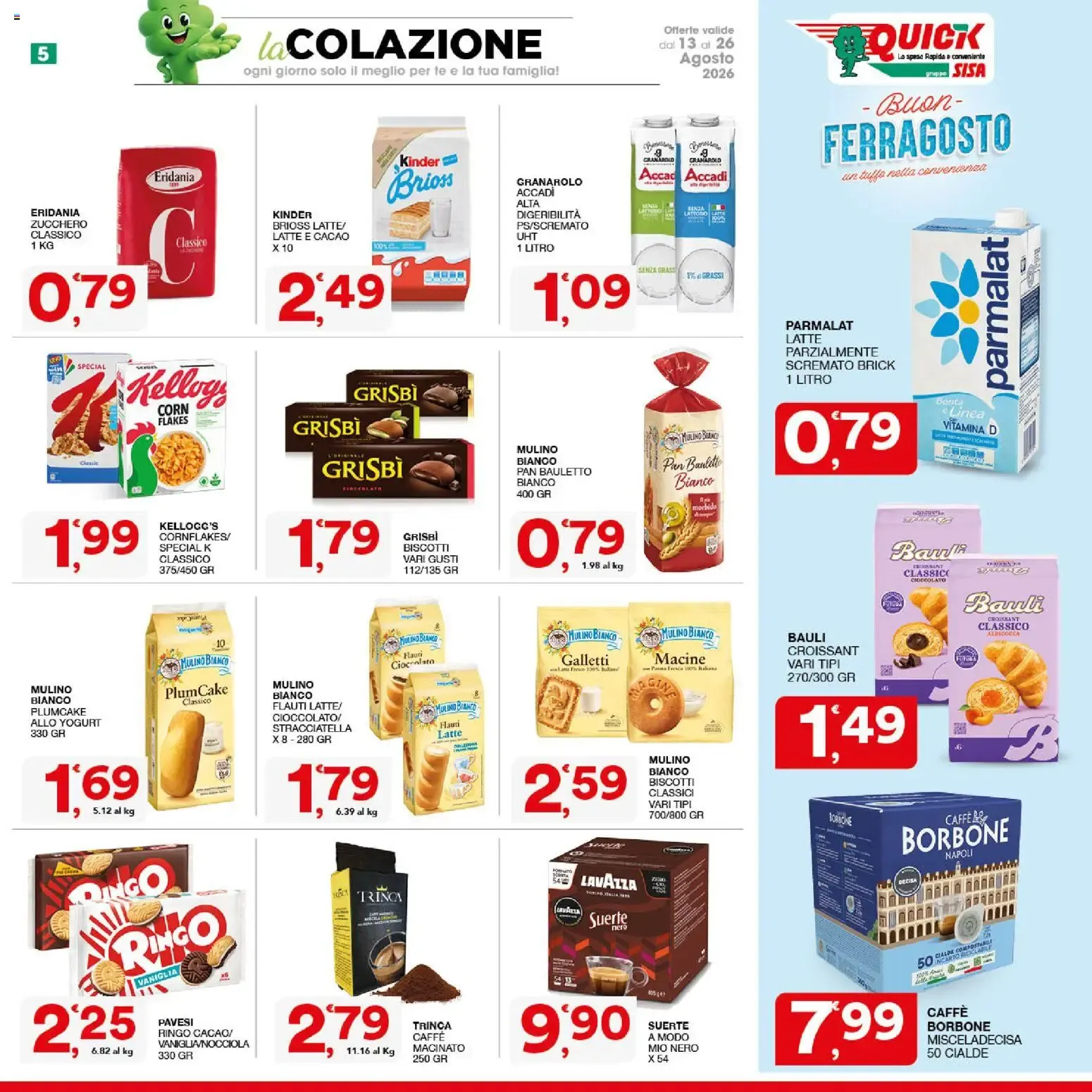 Nuovo SISA volantino Quick dal 13/08/2026 > offerte anteprima 🛍️ da 13 agosto a 26 agosto di 2026 - Pagina del volantino 5