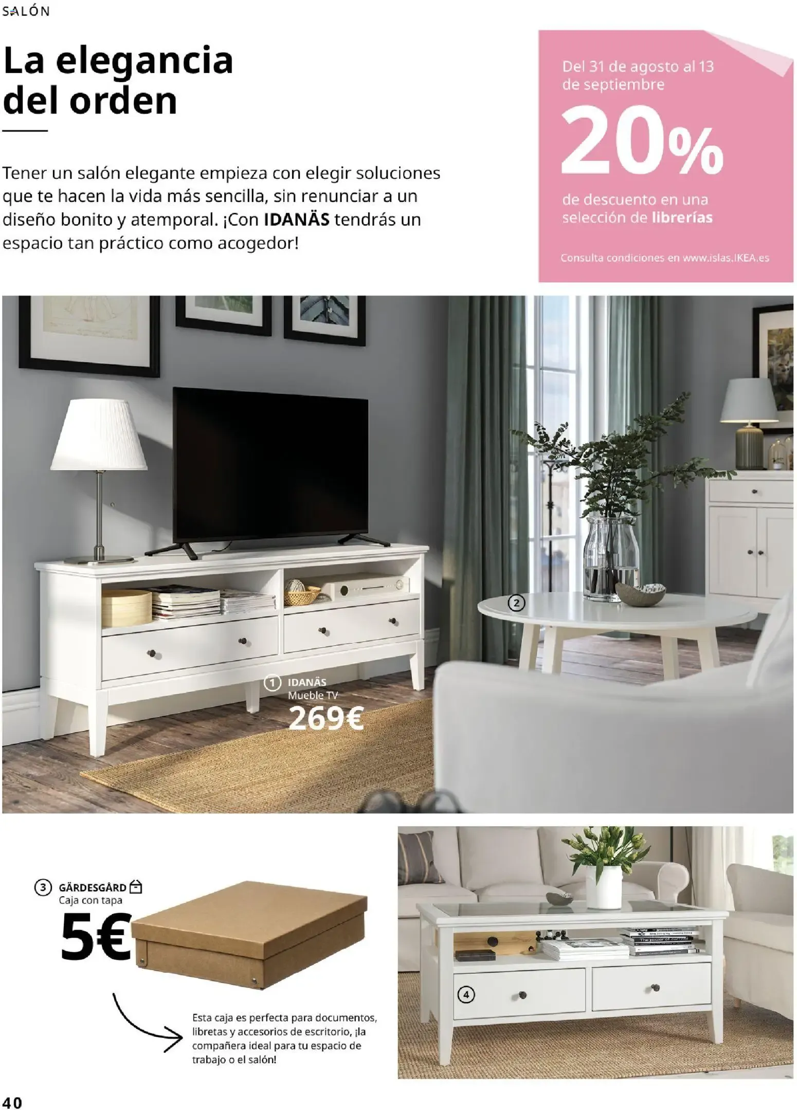 Catálogo de IKEA - Haz espacio para lo que más quieres del 01/09/2026 1 de septiembre al 31 de enero 2027 - Página 40