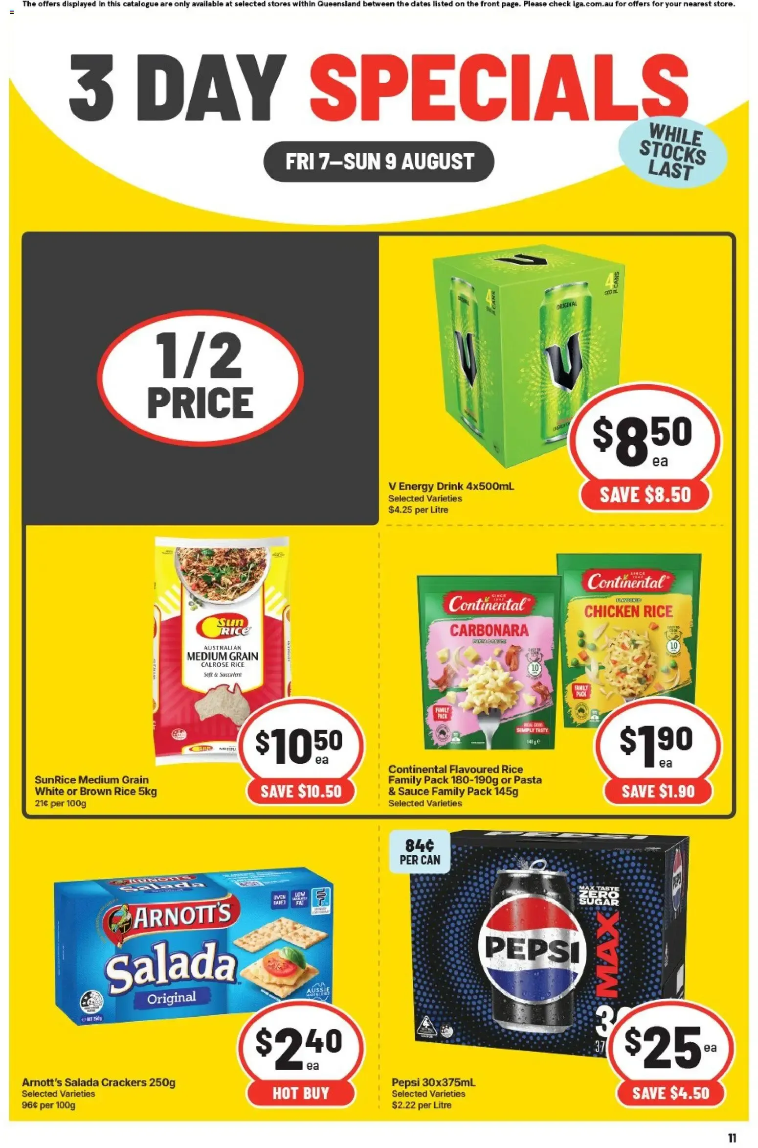 3 DAY SPECIALS - Catalogue valid from 7 August to 9 August 2026 - page 3
