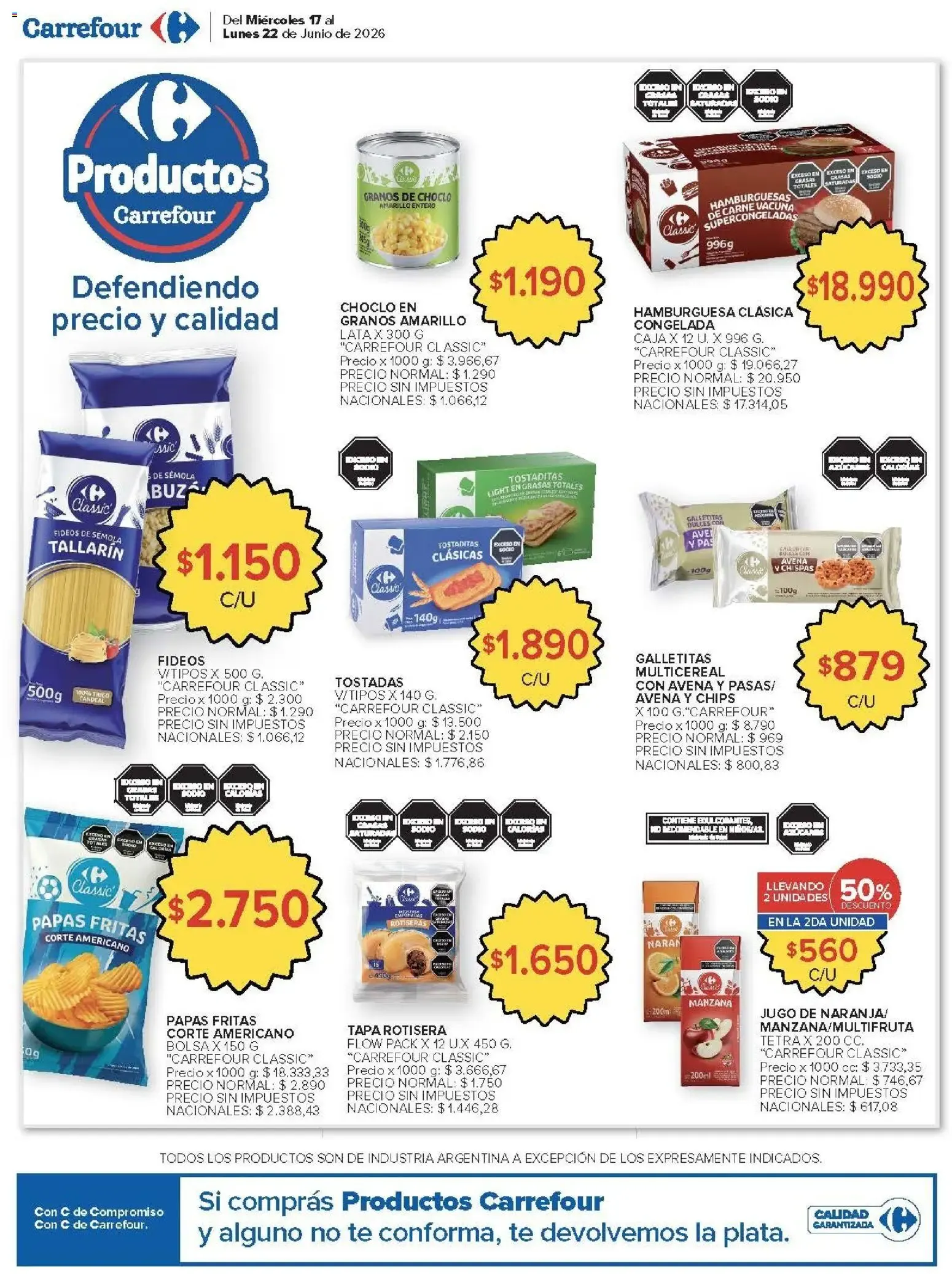 Ofertas de Carrefour - Carrefour Hiper || del 17/06/2026 - 23/06/2026 || Promociones 17 de junio al 22 de junio 2026 - Página 18 del catálogo