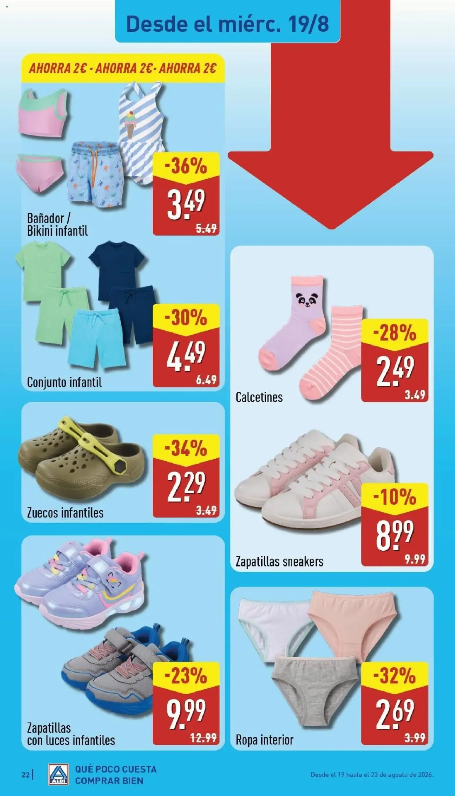 Catálogo de Aldi: Frescura a precios para tirarse a la piscina 17 de agosto al 23 de agosto 2026 - Página 22