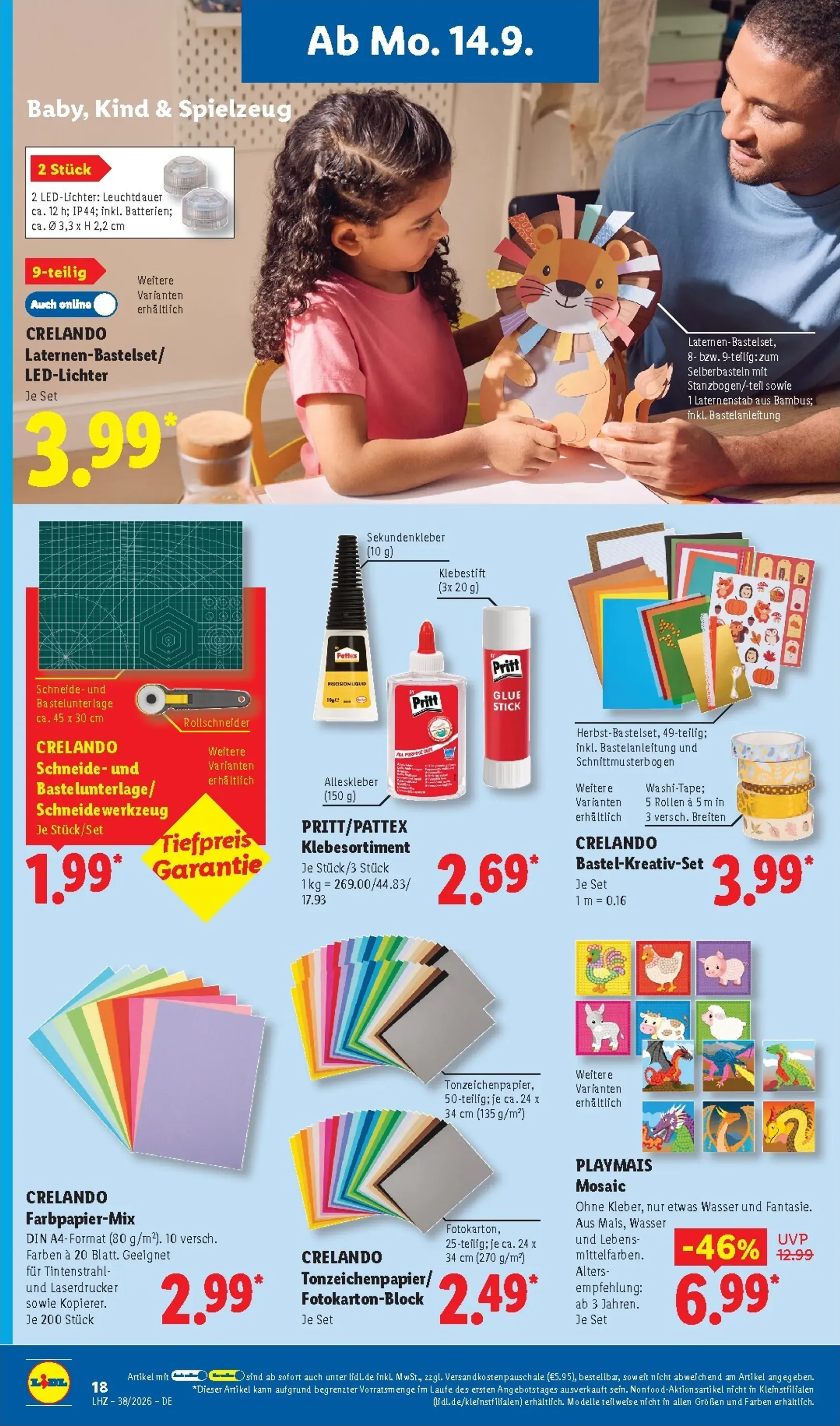 Lidl - Nonfood Prospekt nächste Woche – von Montag 14.09.2026 bis Samstag 19.09.2026 von 14. September bis 19. September 2026 - Prospekt seite 12