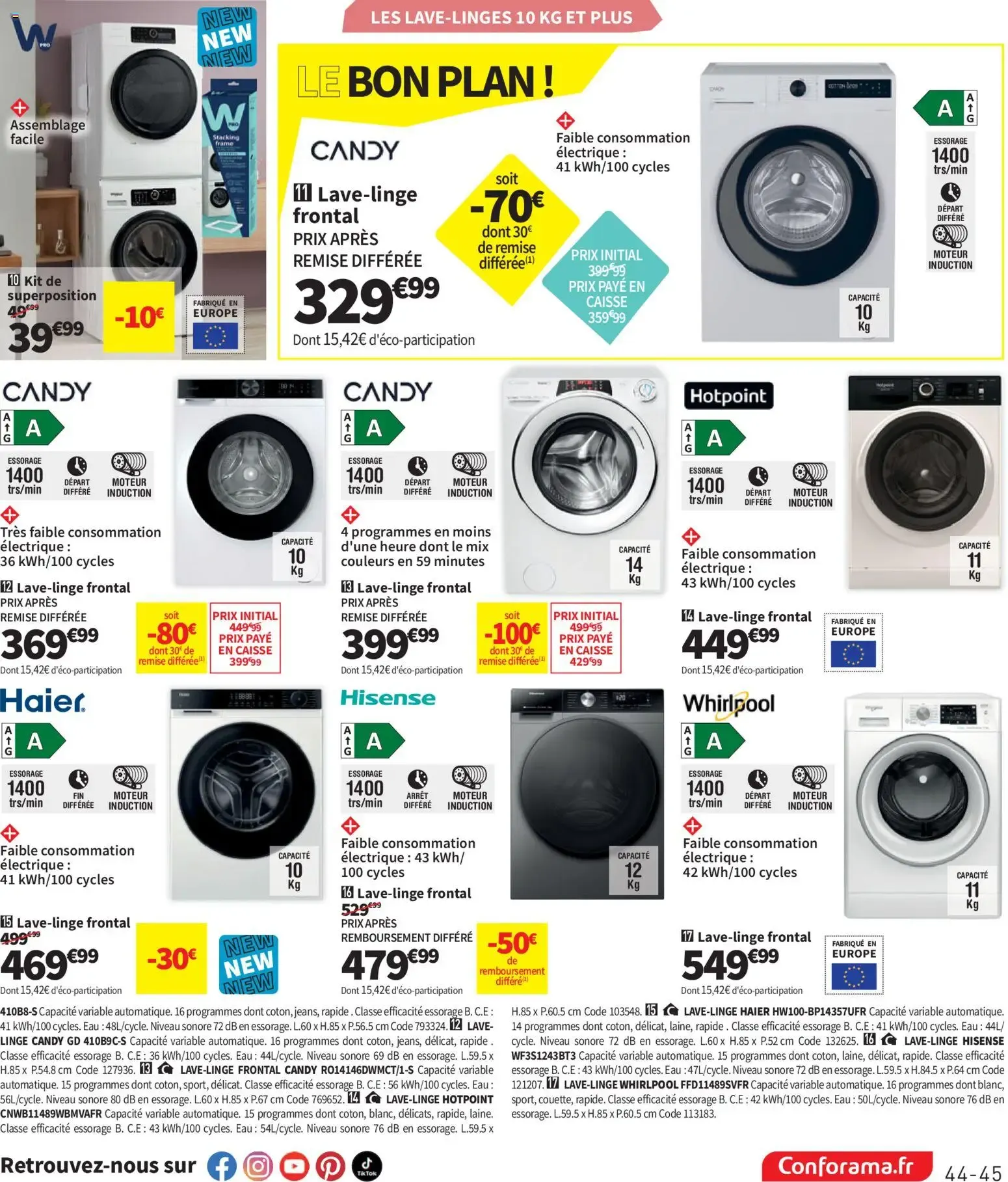 Conforama catalogue à partir du 09/06/2026 - promo en ligne du 9 juin au 6 juillet 2026 - Catalogue page 45
