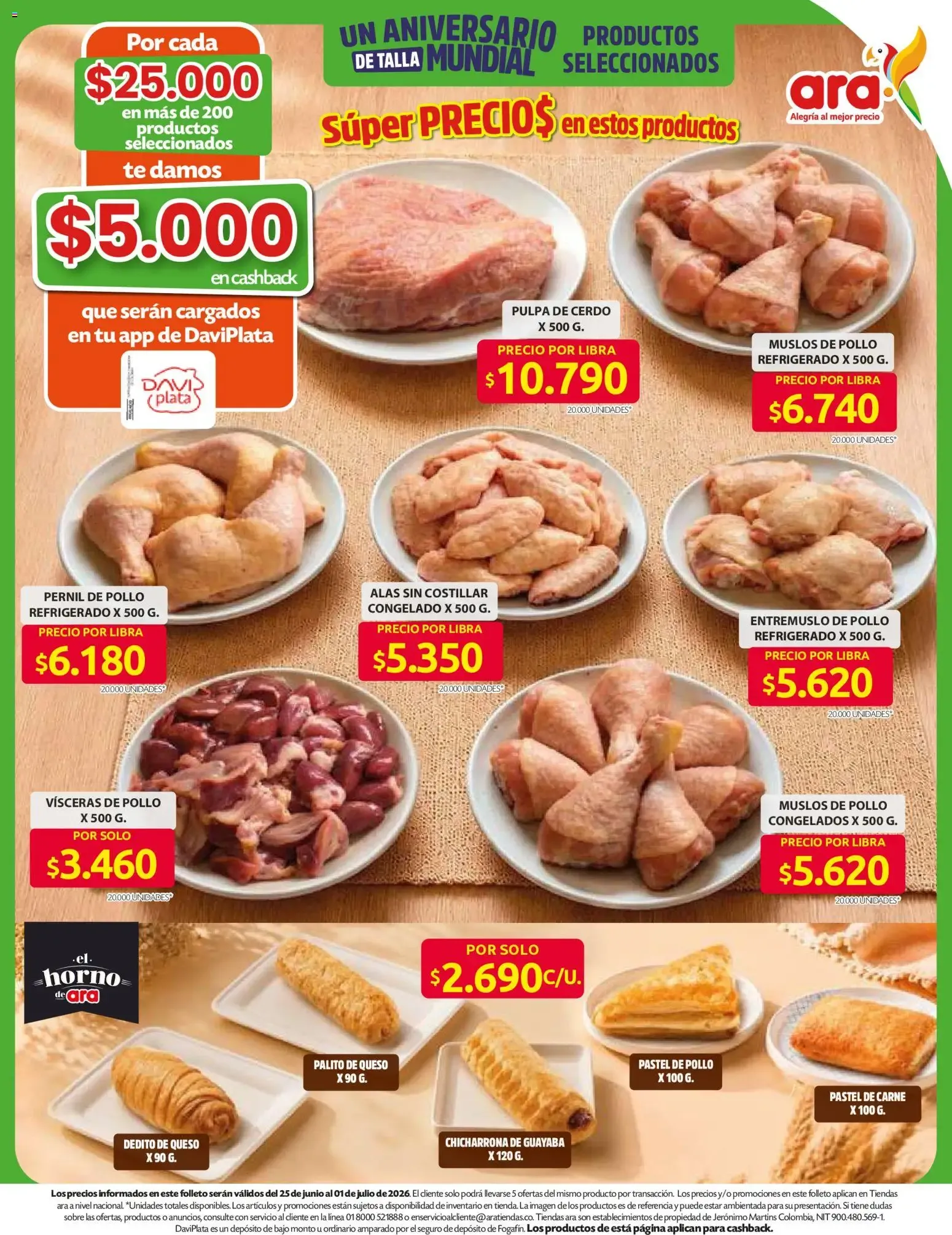 Catalogo de Ara catálogo un aniversario de talla mundial desde el 11/06/2026 > Revistas Junio 11 de junio al 8 de julio 2026 - Pag 3