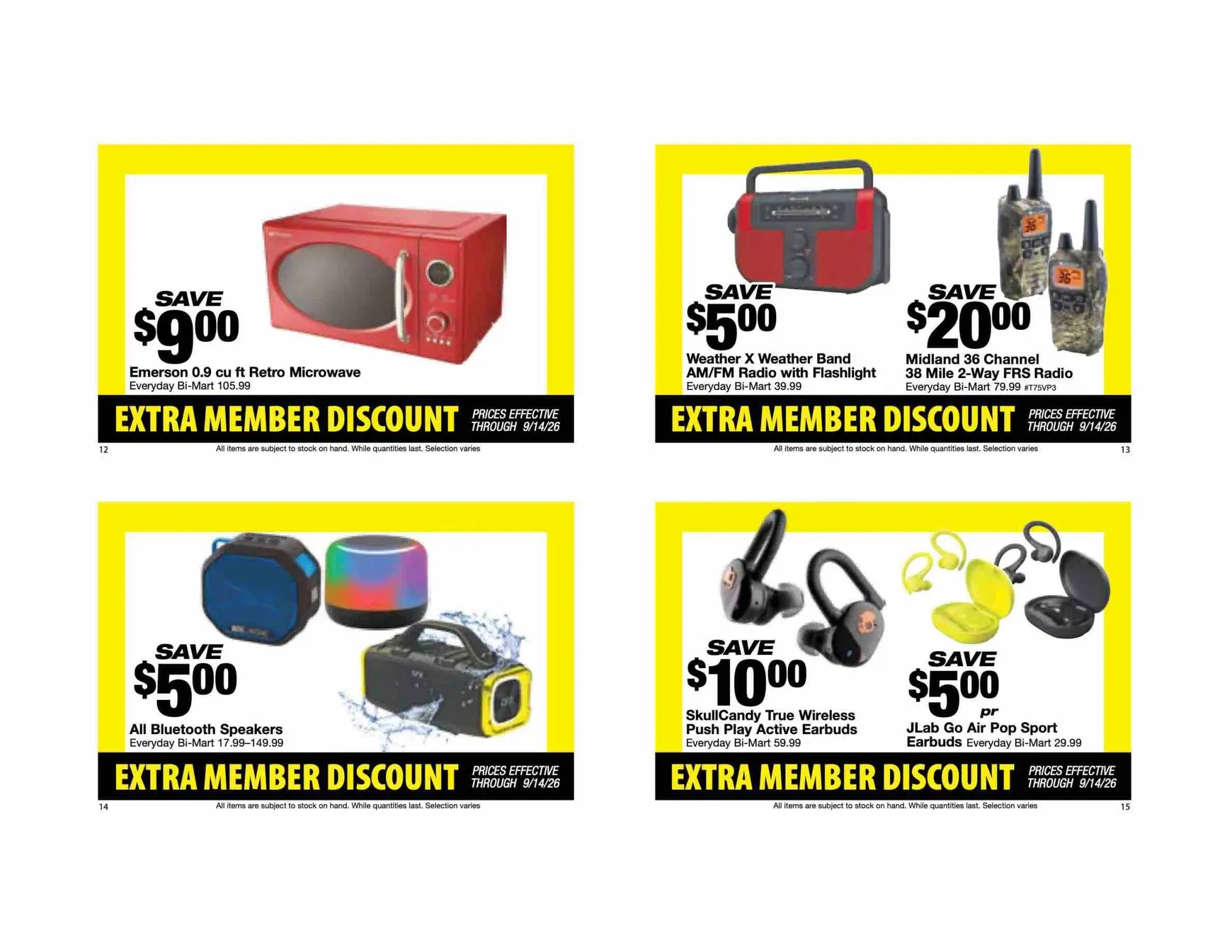 Weekly ad Current Bi-Mart - Extra member discount book leaflet valid from Tuesday 08/25/2026 to Monday 09/14/2026 from August 25 to September 14 2026 - Page 5