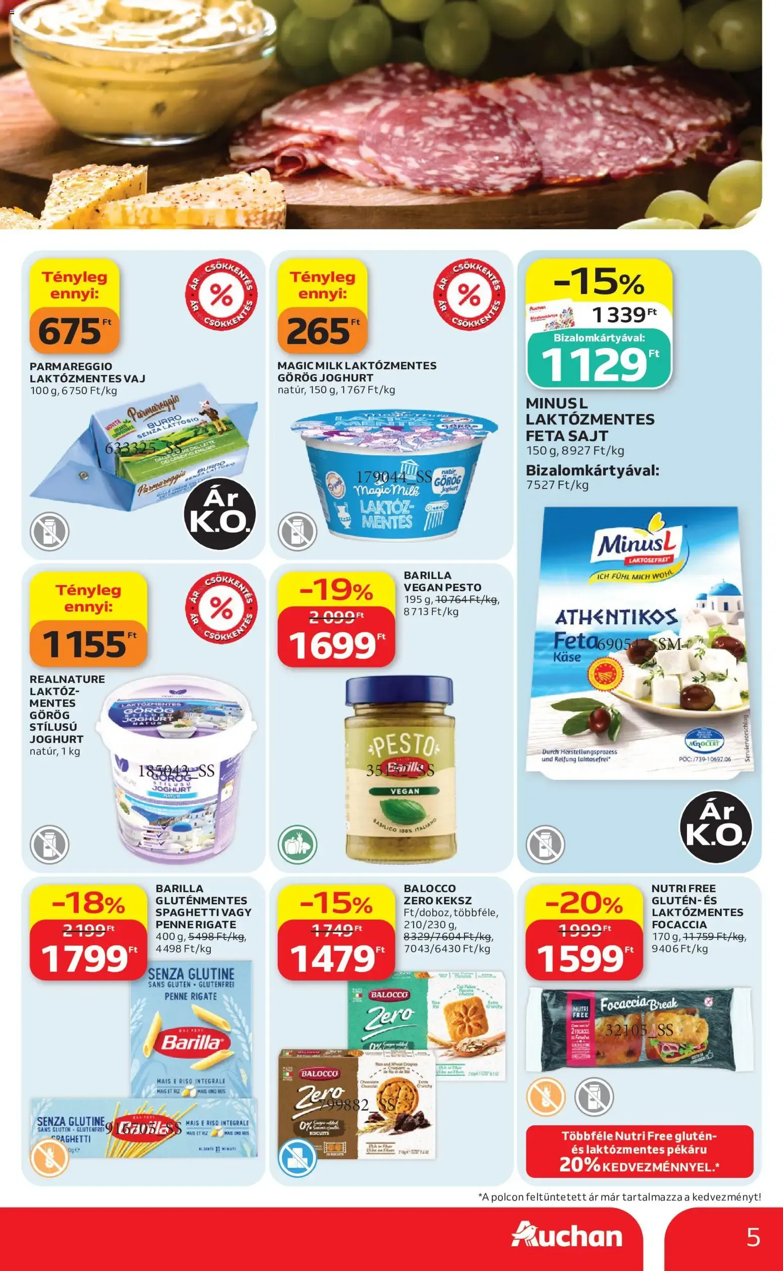 Katalógus Auchan hipermarket: Kóstolj bele újra az adriai nyaralás ízeibe! július 30.-tól augusztus 12.-ig 2026. - Oldal 5