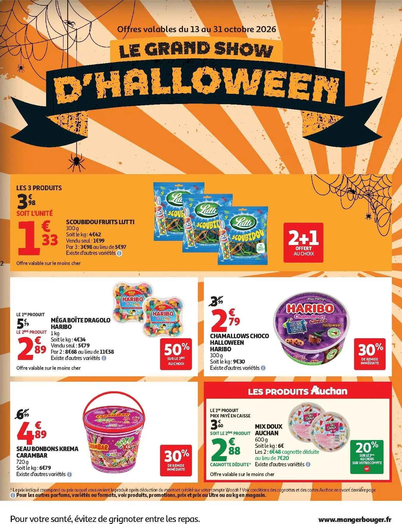 Le Grand Show d'Halloween du 13 octobre au 24 octobre 2026 - Catalogue page 2