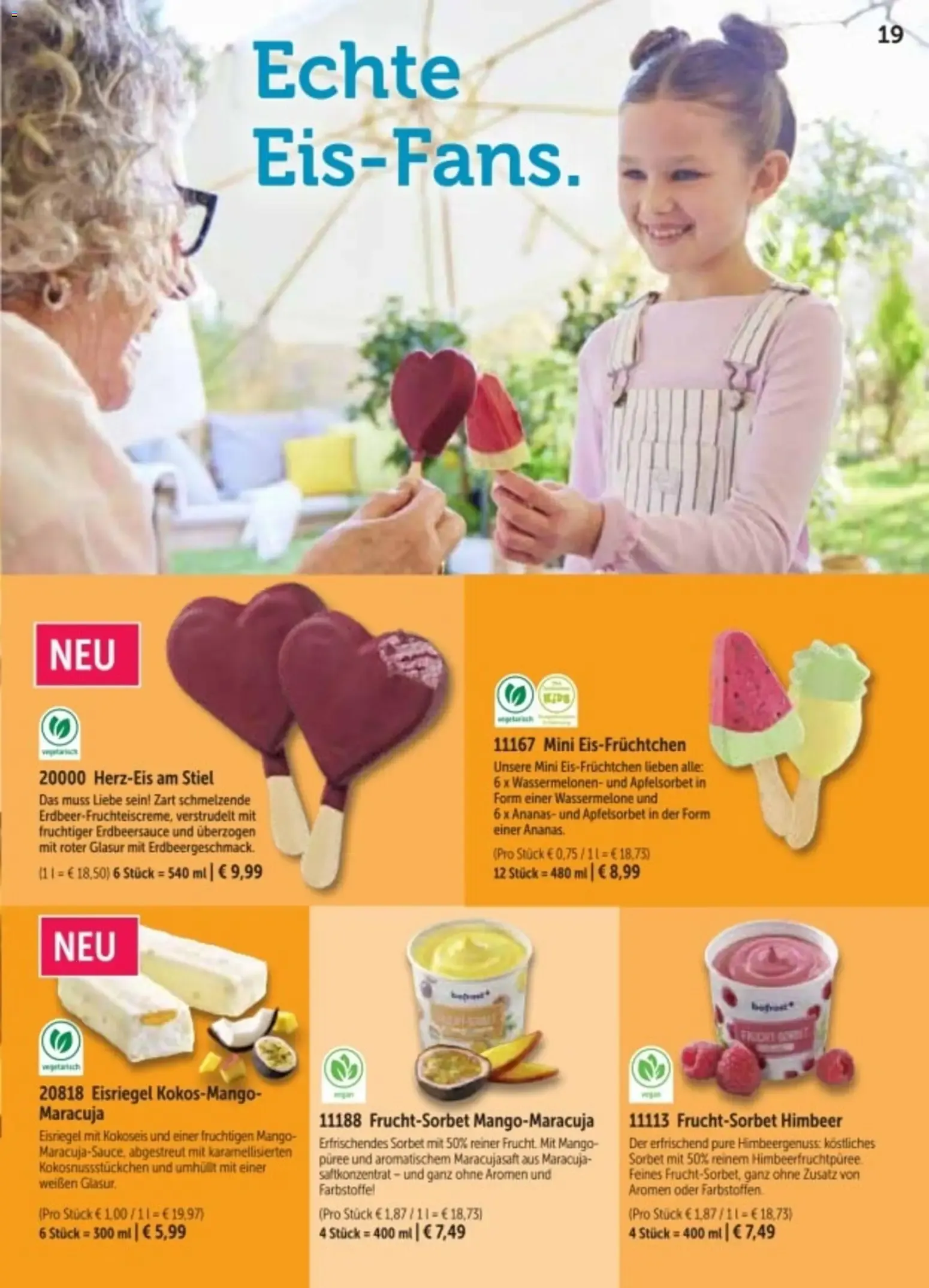 Bofrost Katalog Sommerprogramm (ab 20.04.2026) zum Blättern von 20. April bis 6. September 2026 - Prospekt seite 19