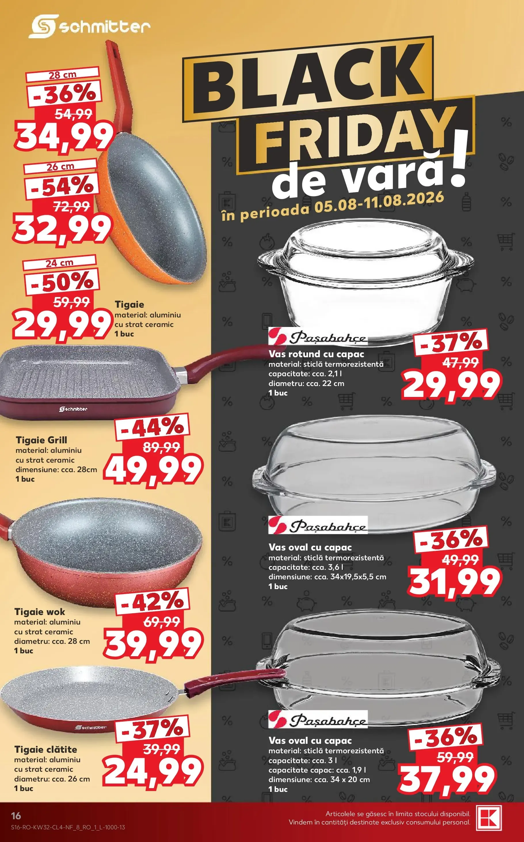 Catalog Kaufland Black Friday de Vară de la 5 august până la 11 august 2026 - Revista Pagina 16