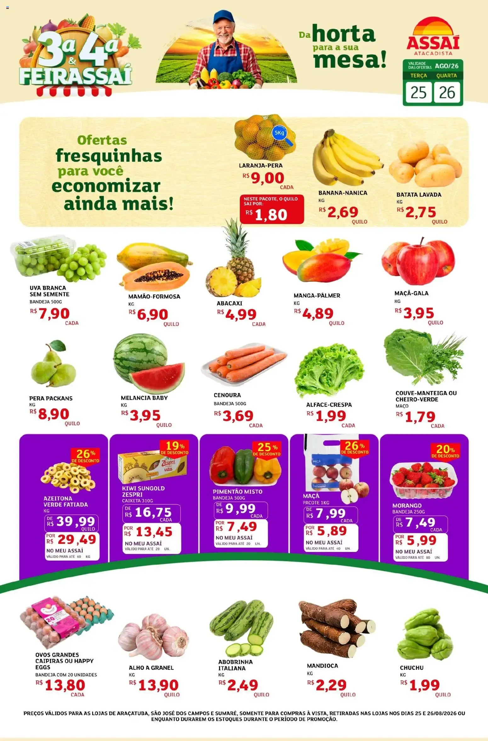 Encarte de Assaí Atacadista ofertas - SP de 25/08/2026 | Promoções Online 25 de agosto até 26 de agosto 2026 - Pagina 1