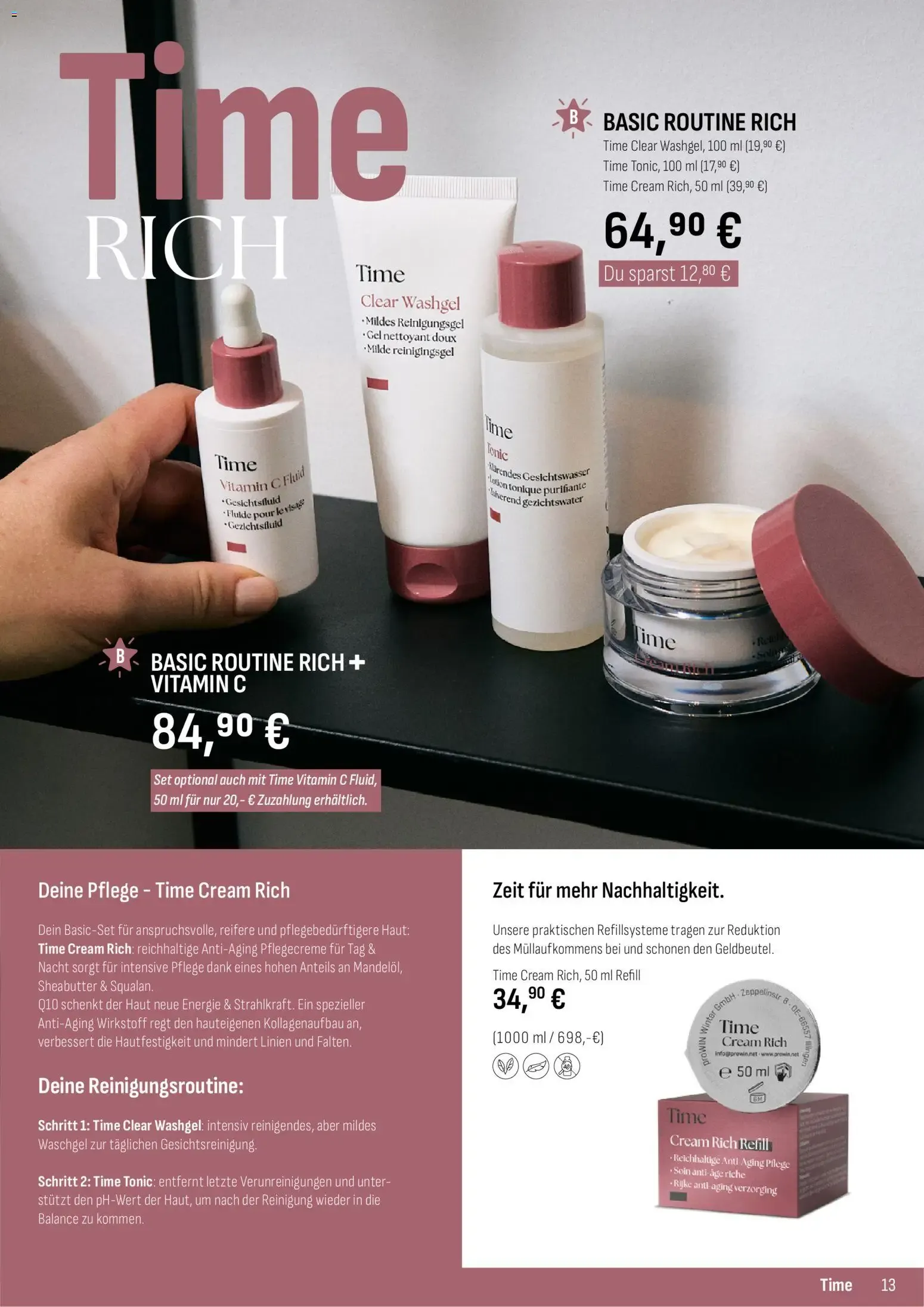 Katalog ProWin New Wellness April / September 2026 > Aktueller Prospekt von 1. April bis 30. September 2026 - Prospekt seite 13