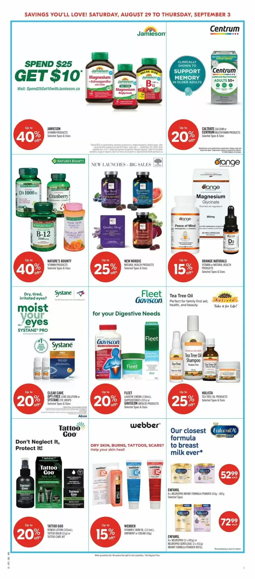 Shoppers Drug Mart flyer week 35 from August 29 to September 3 2026 - flyer page 17