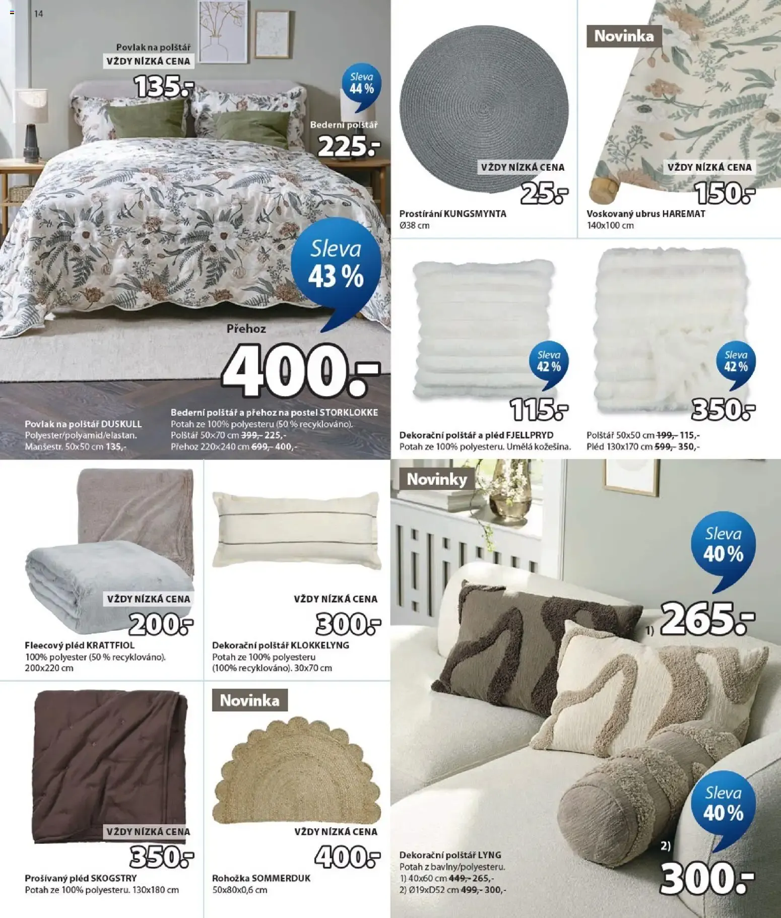 JYSK Scandinavian Sleeping & Living - Skvělá nabídka pro vaši domácnost - 26. srpna 15. září 2026 - Page 14