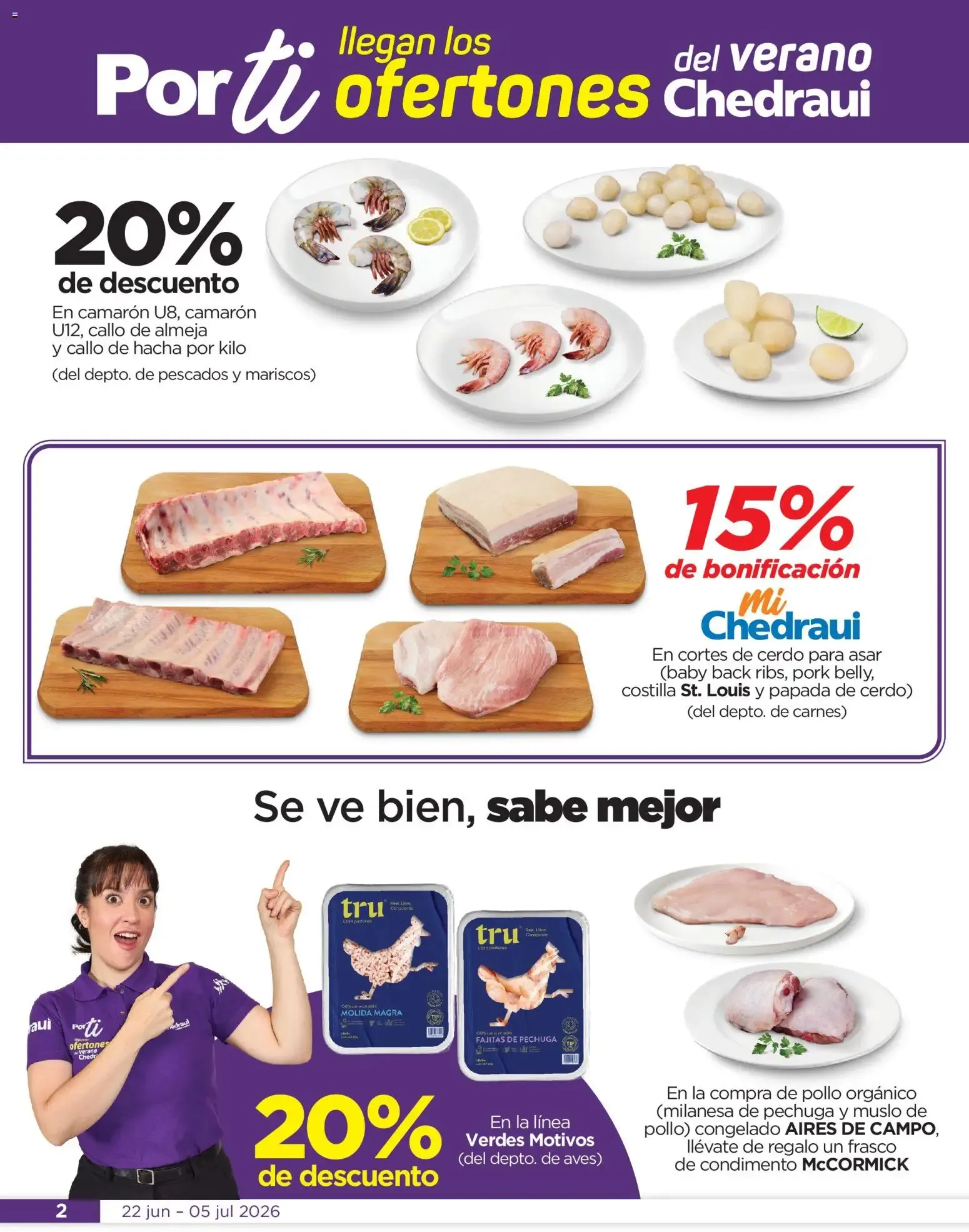 Catálogo de Chedraui folleto Ofertones del verano (22/06/2026 - 05/07/2026) - catálogo en línea 22 de junio al 5 de julio 2026 - Pagina 2
