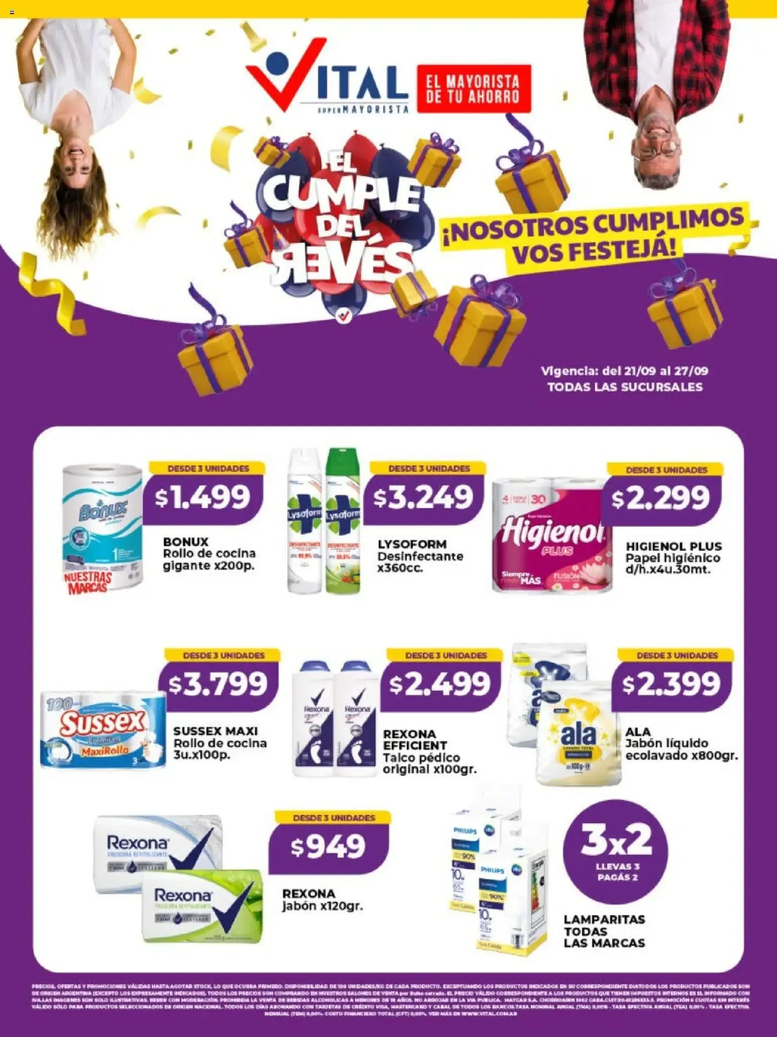 Ofertas de Vital - Especial cumpleaños || del 21/09/2026 - 27/09/2026 || Catálogo 21 de septiembre al 27 de septiembre 2026 - Página 2 del catálogo
