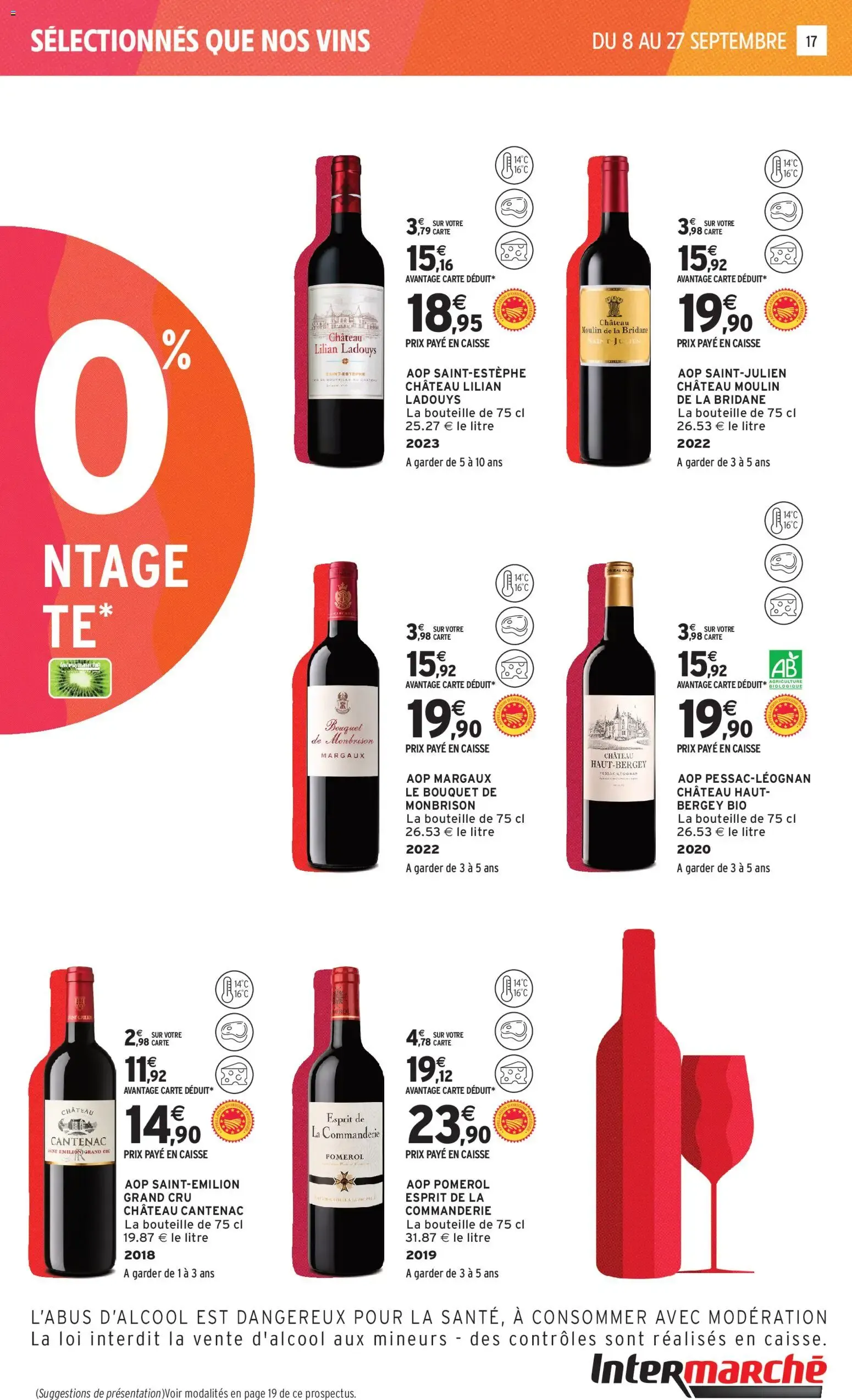 Intermarché - Foire aux vins à partir du 08/09/2026 - promo en ligne du 8 septembre au 27 septembre 2026 - Catalogue page 16