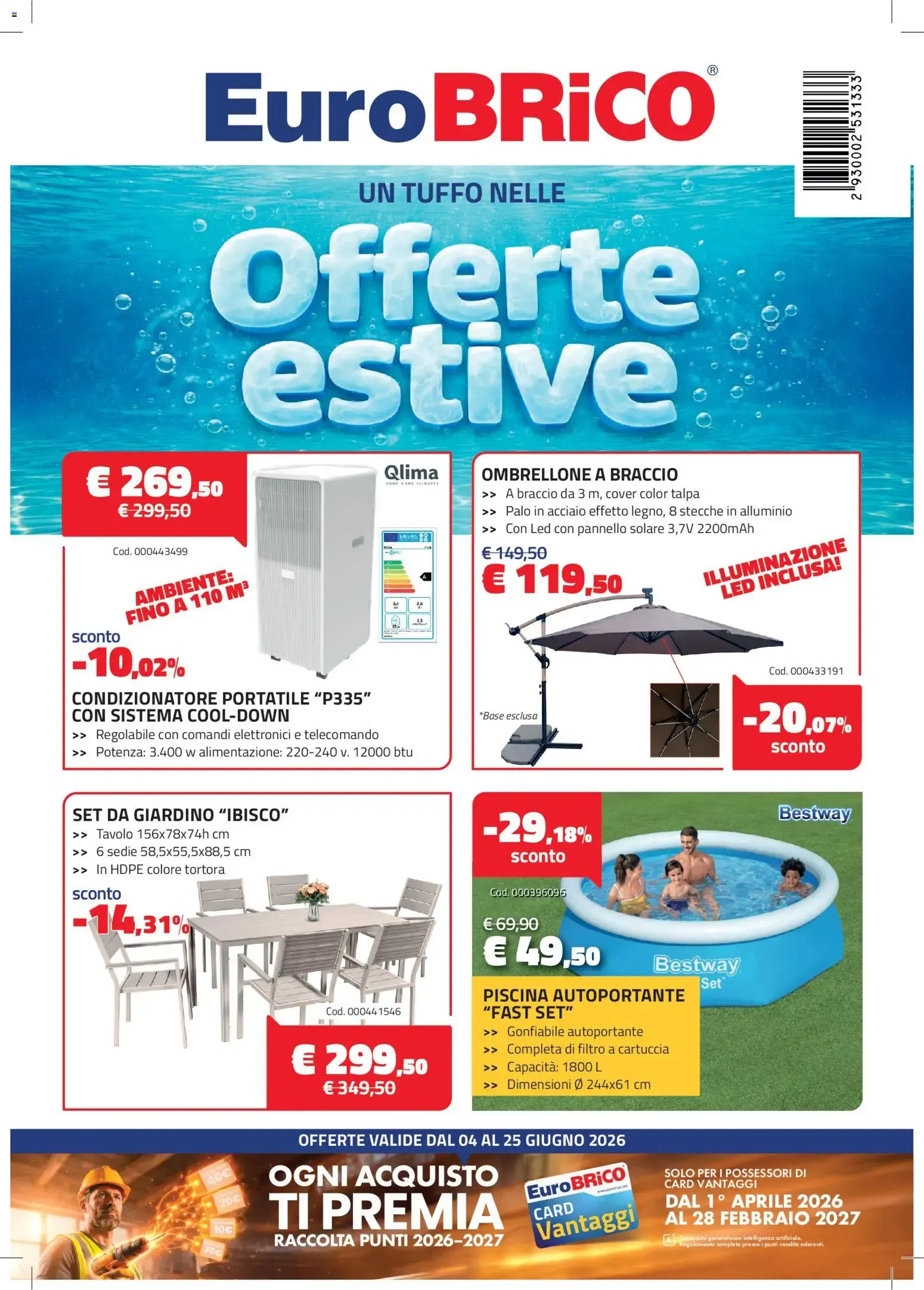 Nuovo Eurobrico volantino dal 04/06/2026 > offerte anteprima 🛍️ da 4 giugno a 25 giugno di 2026 - Pagina del volantino 1