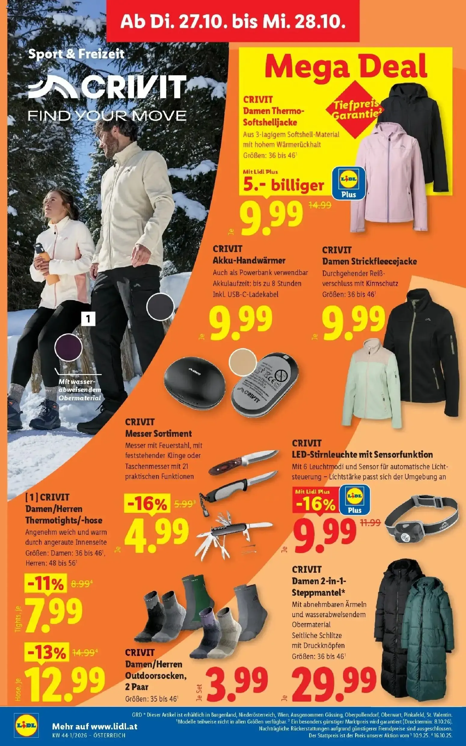 Lidl Aktion von 22. Oktober bis 24. Oktober 2026 - Flugblätt seite  37