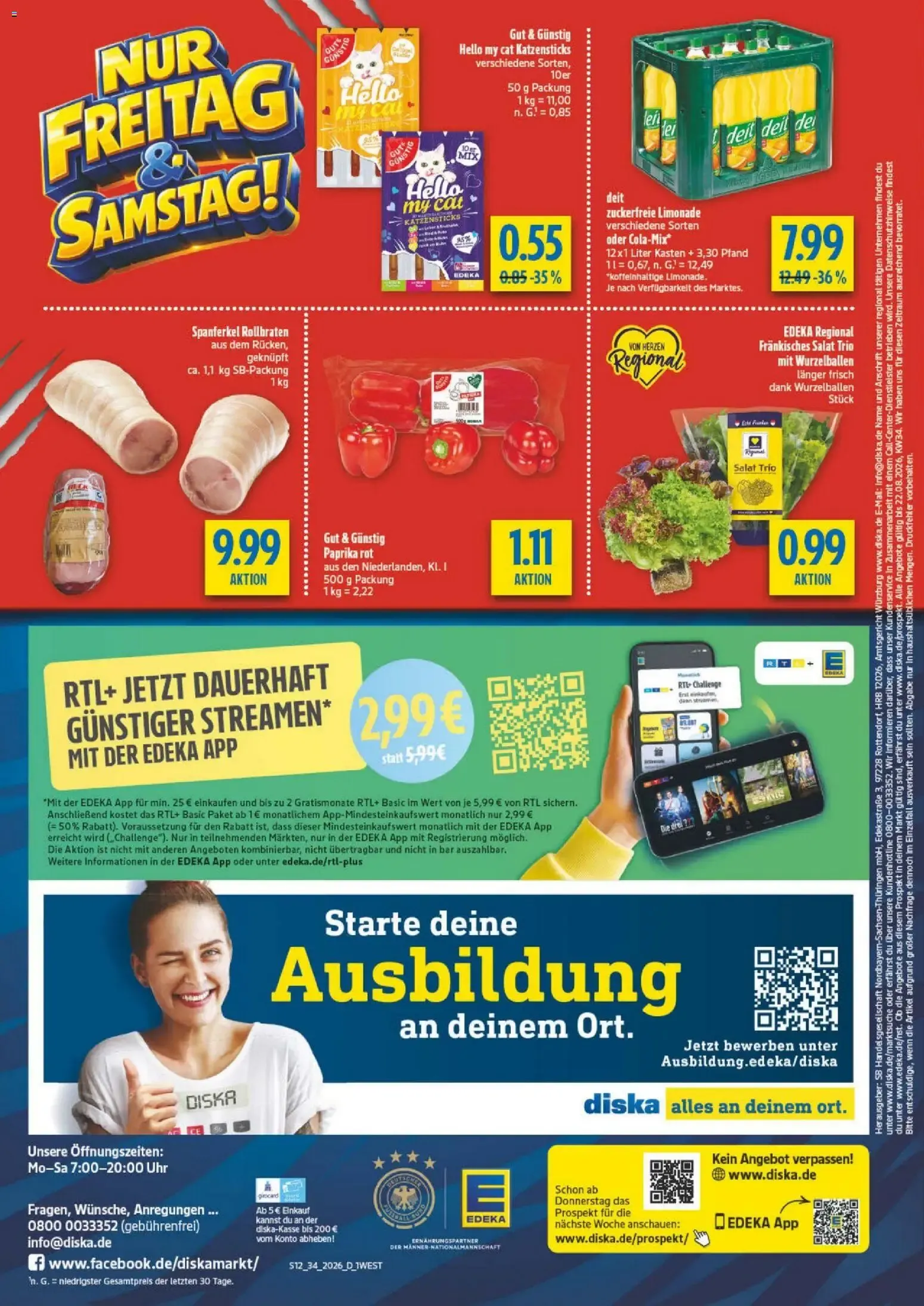 Diska - Diska Angebote Bayern KW34 (ab 17.08.2026) zum Blättern von 17. August bis 22. August 2026 - Prospekt seite 12