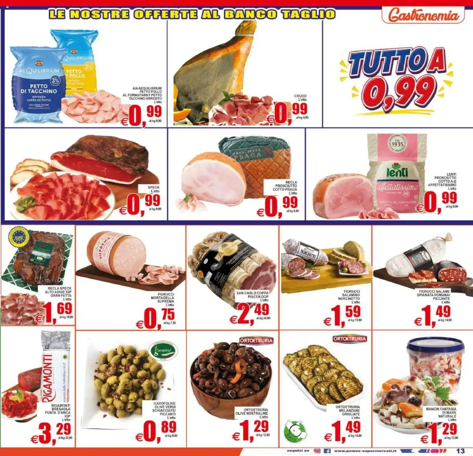 Volantino Pewex - Tutto a 0,99€ da 31 luglio a 11 agosto di 2026 - Pagina del volantino 13
