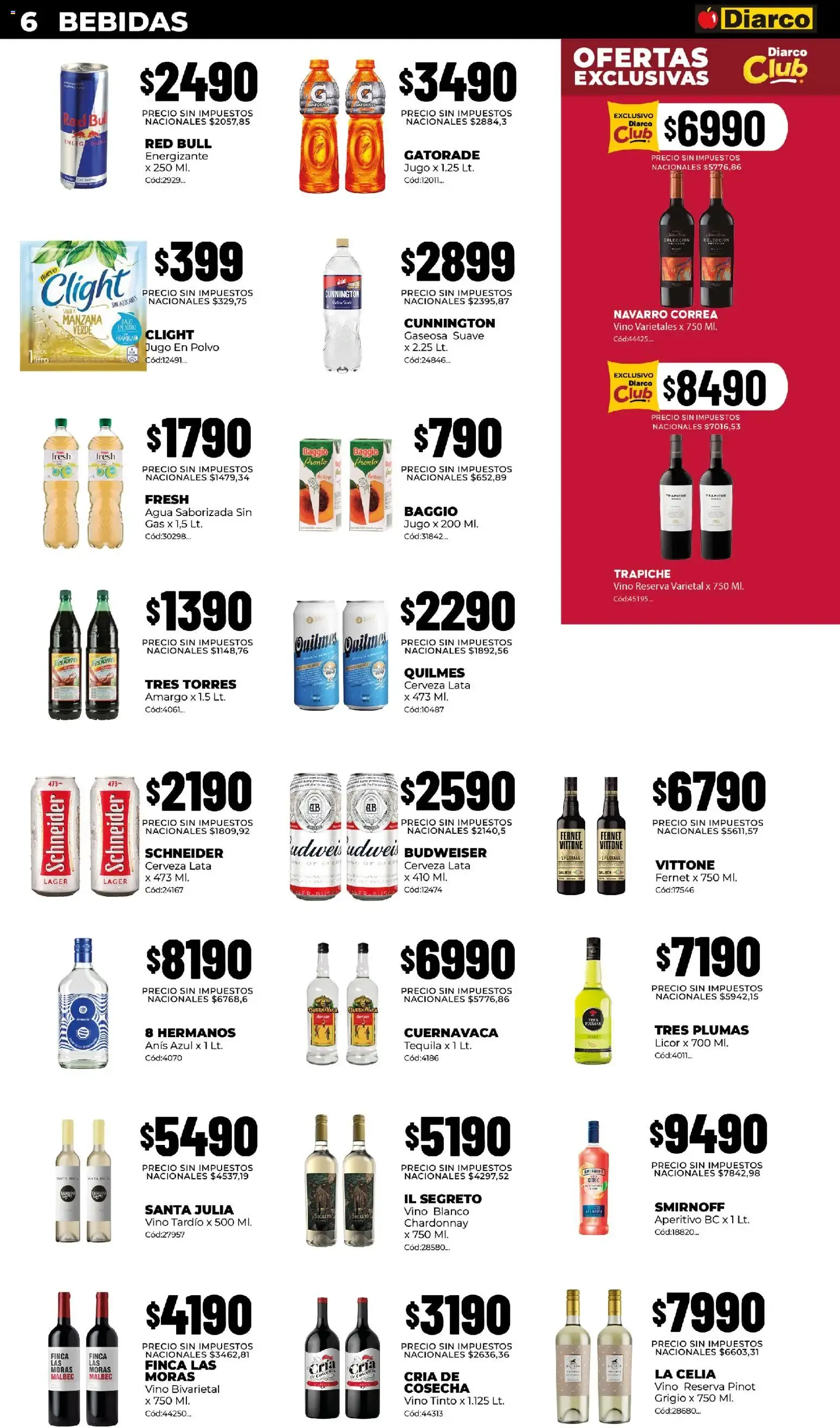 Ofertas de Diarco - ¡TODOS PUEDEN COMPRAR POR UNIDAD O CANTIDAD! 3 de agosto al 7 de agosto 2026 - Página 6 del catálogo