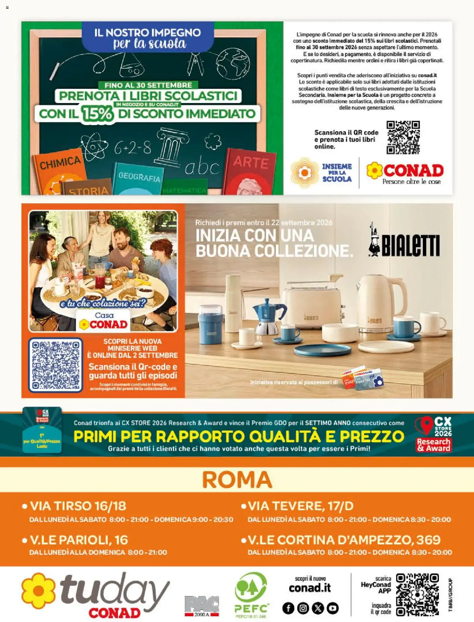 Tuday Conad: Incontro di Sapori da 26 agosto a 8 settembre di 2026 - Pagina del volantino 16