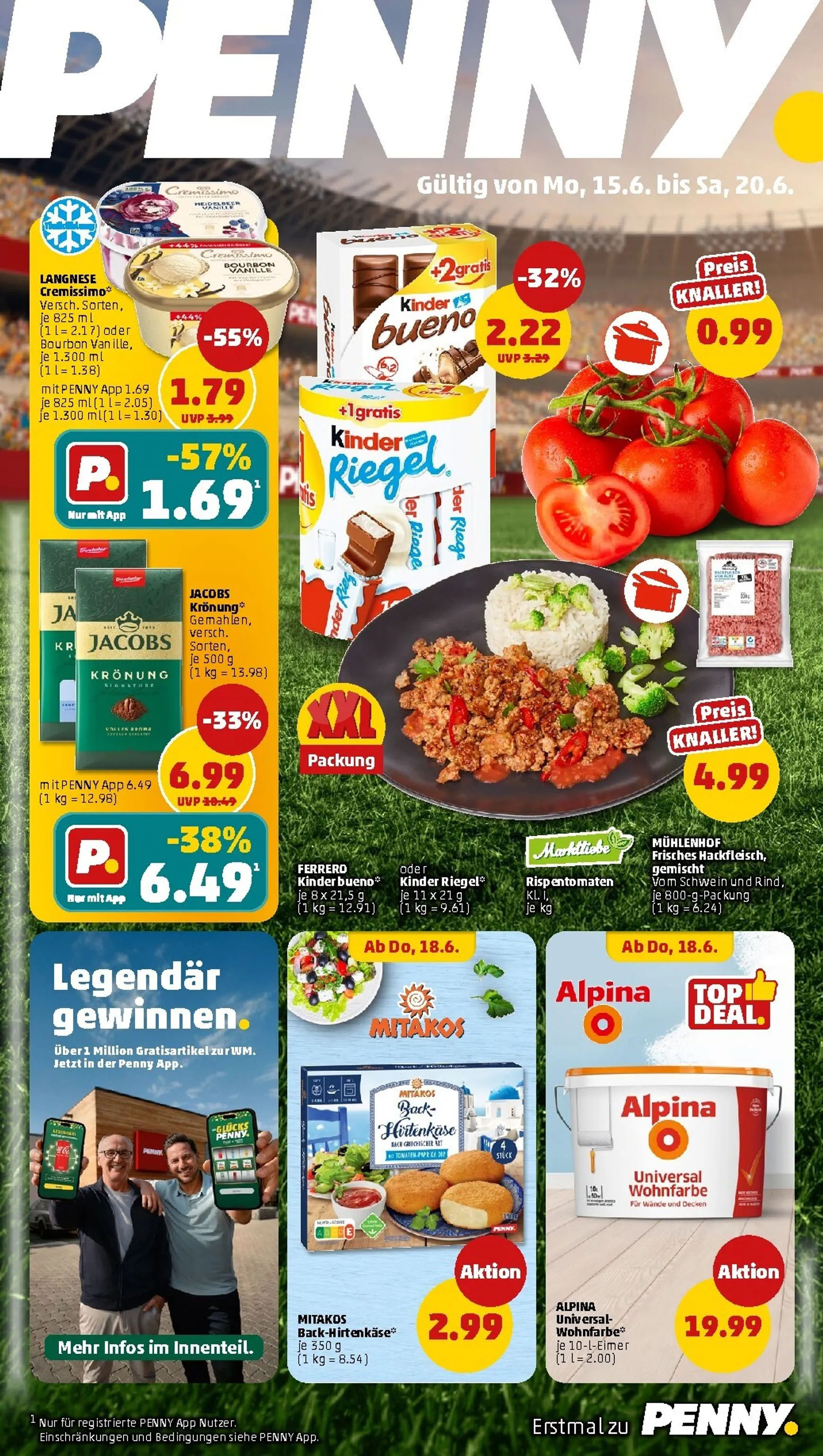 PENNY Prospekt – von Montag 15.06.2026 bis Samstag 20.06.2026