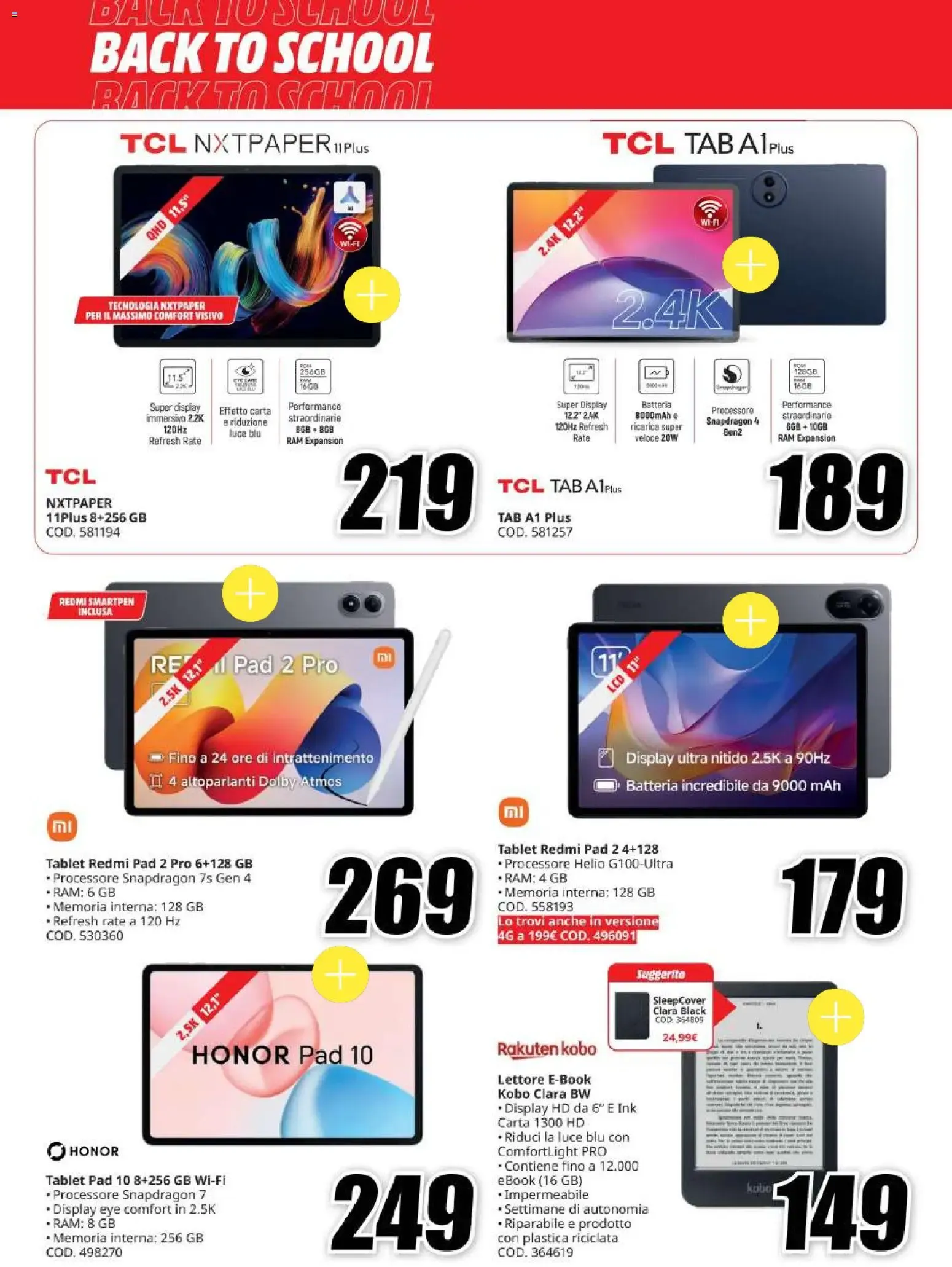 MediaWorld - Back to School da 20 agosto a 31 agosto di 2026 - Pagina del volantino 11