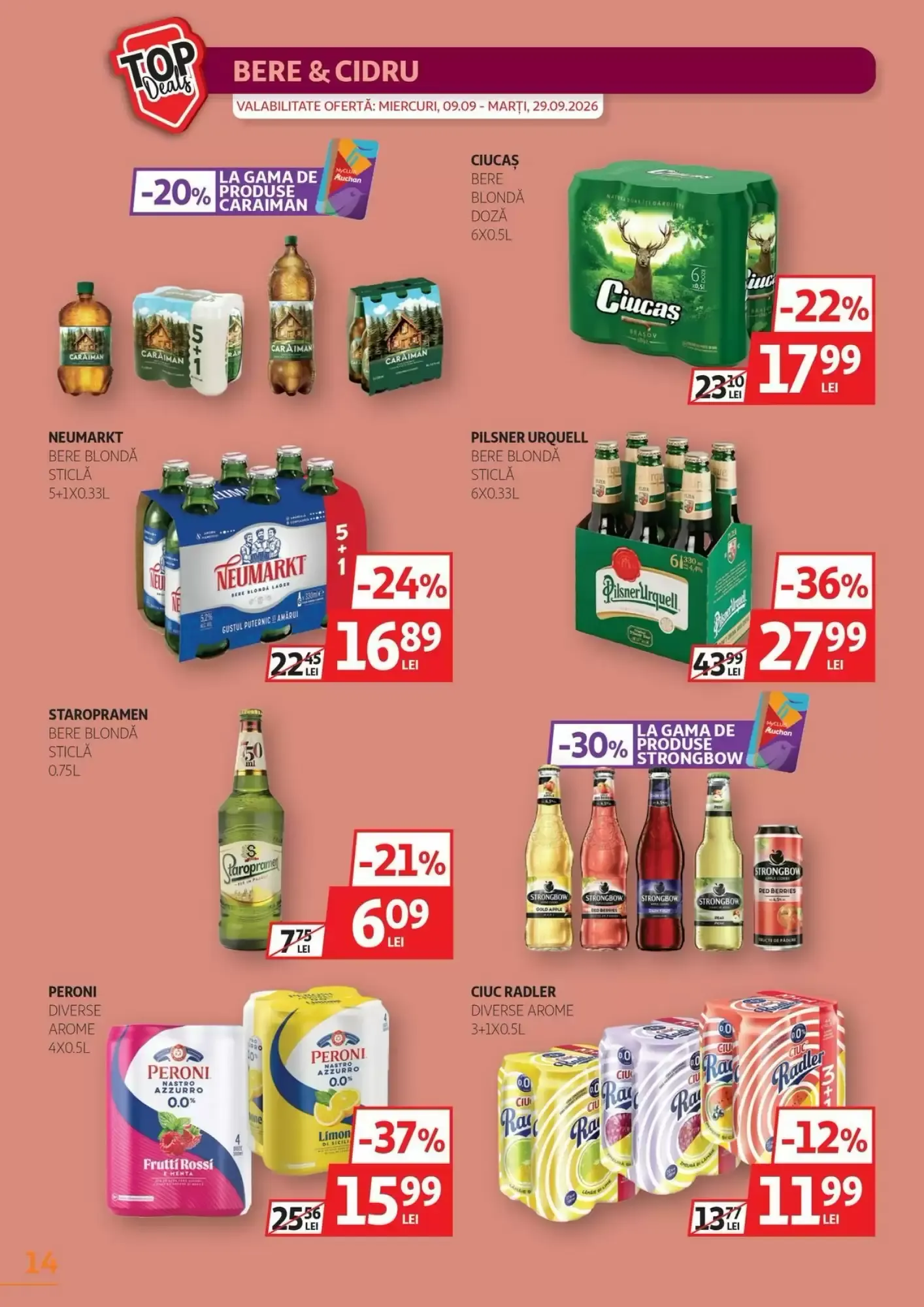 Catalog Catalog Auchan de la 9 septembrie până la 29 septembrie 2026 - Revista Pagina 14