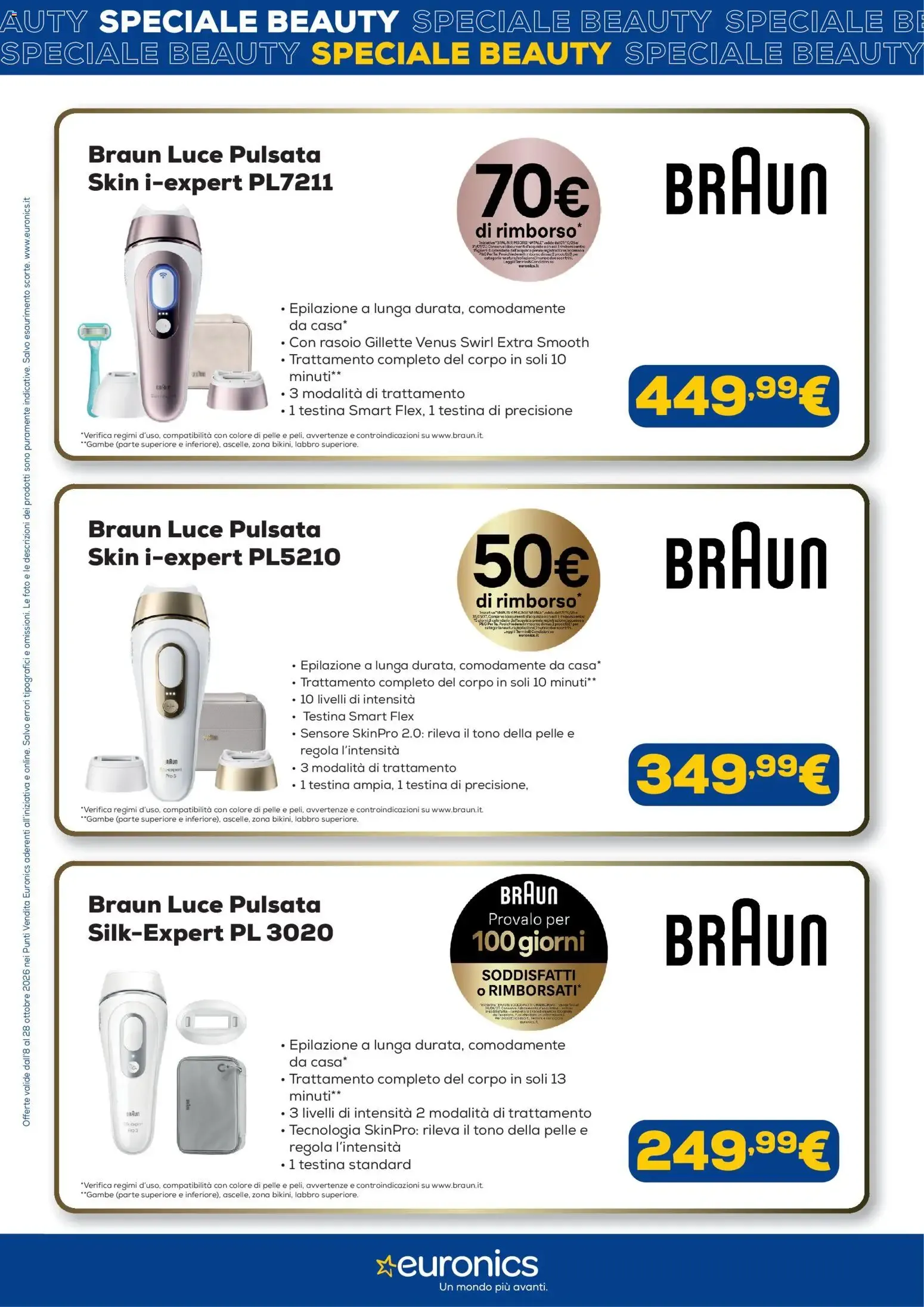 Euronics TECH Speciale Beauty da 8 ottobre a 28 ottobre di 2026 - Pagina del volantino 7
