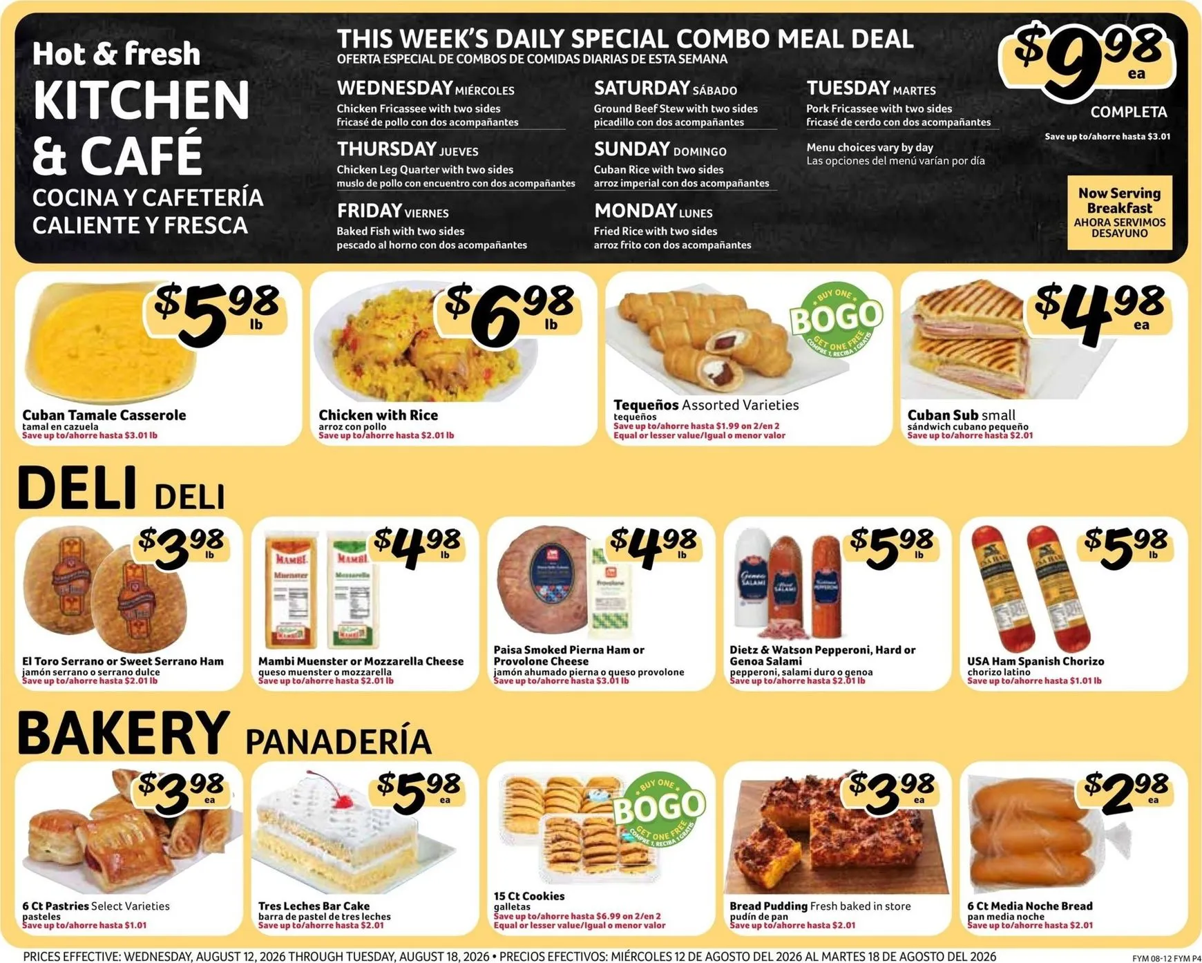 Weekly ad Current Fresco y Más leaflet valid from Wednesday 08/12/2026 to Tuesday 08/18/2026 from August 12 to August 18 2026 - Page 4