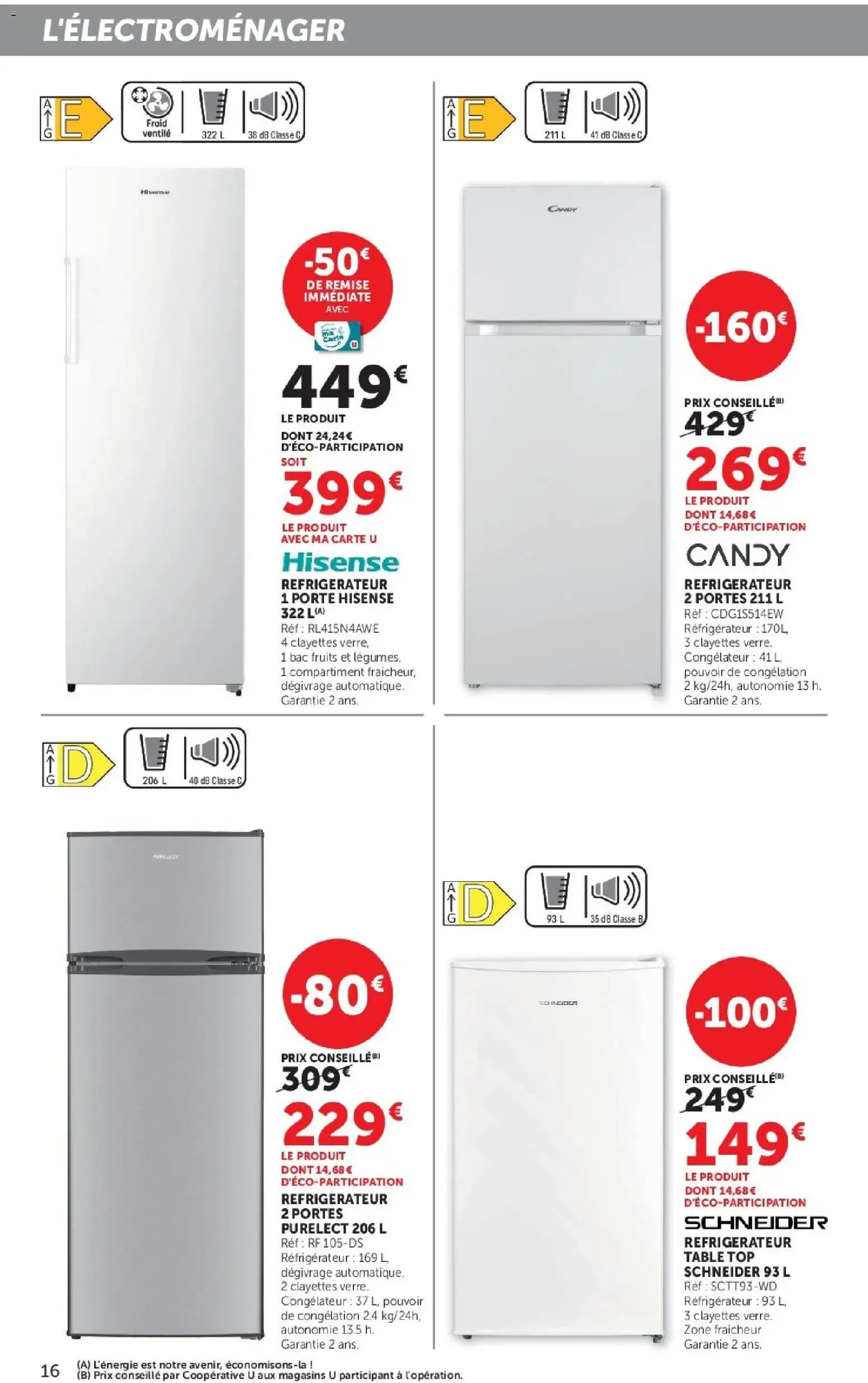 Hyper U - Les prix bas de la semaine à partir du 29/09/2026 - promo en ligne du 29 septembre au 11 octobre 2026 - Catalogue page 16