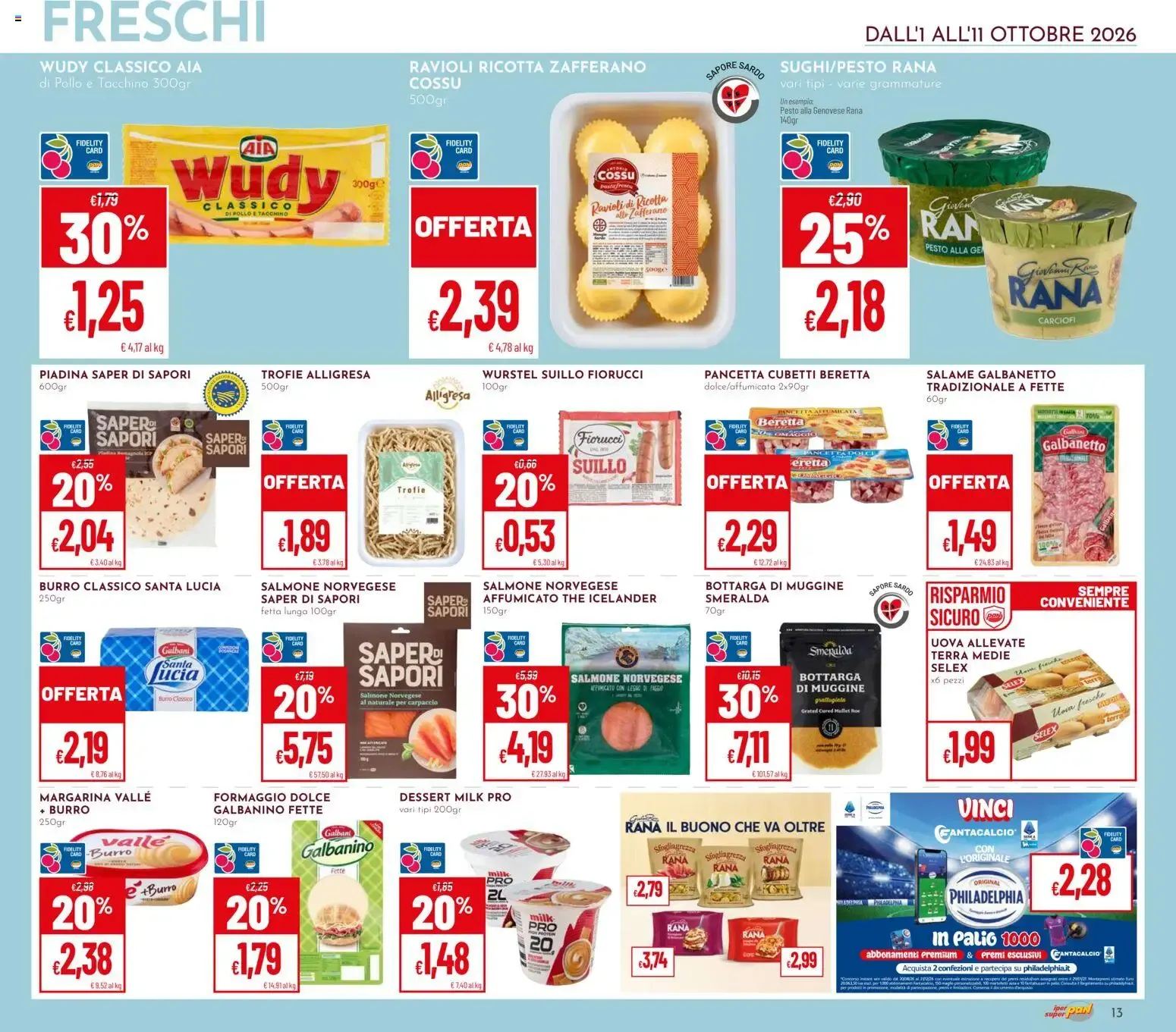 Nuovo Pan volantino dal 01/10/2026 > offerte anteprima 🛍️ da 1 ottobre a 21 ottobre di 2026 - Pagina del volantino 13
