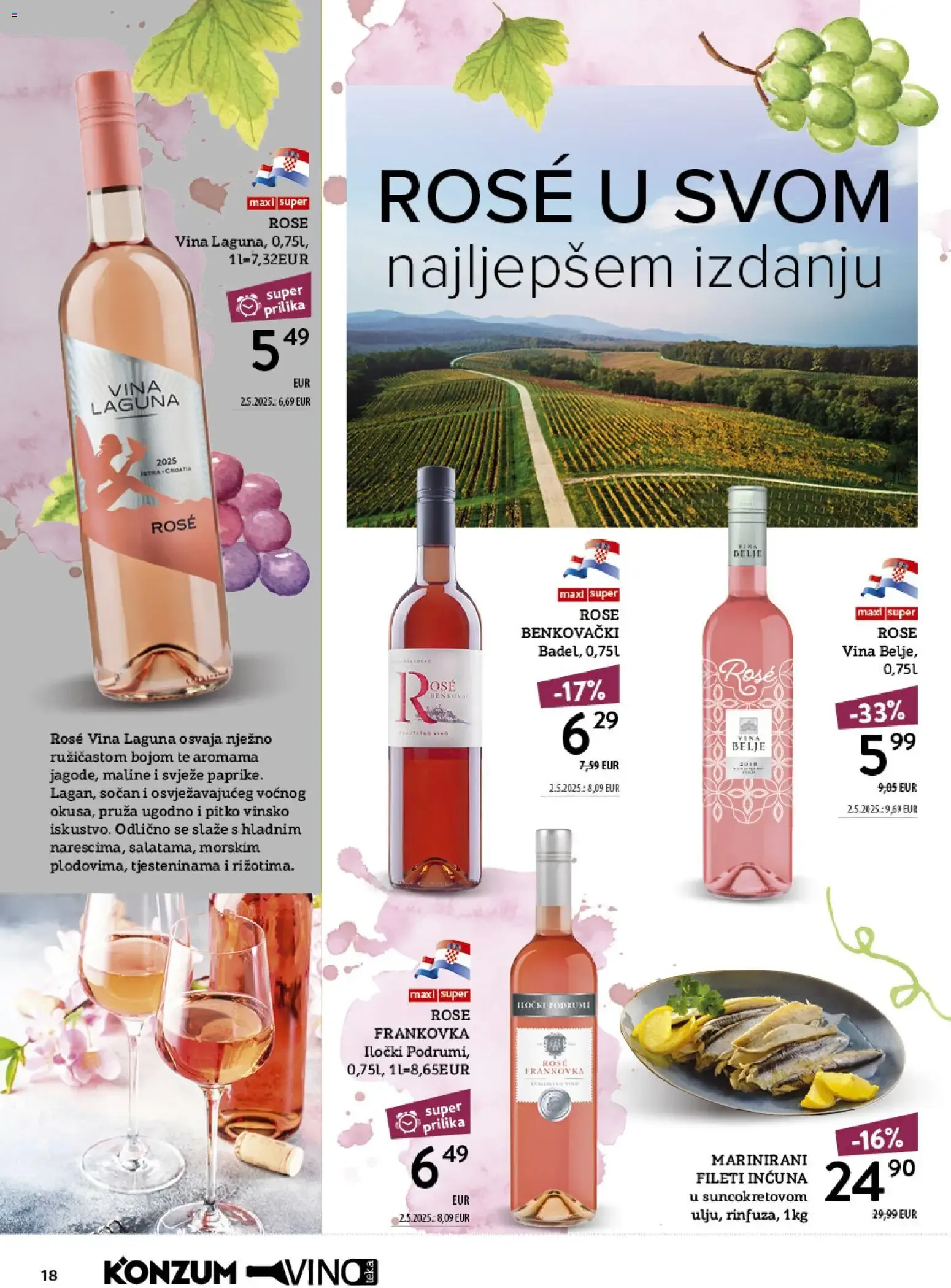 Katalog Konzum Katalog Vino od 12. listopada do 25. listopada 2026. - Pregled Stranica 18