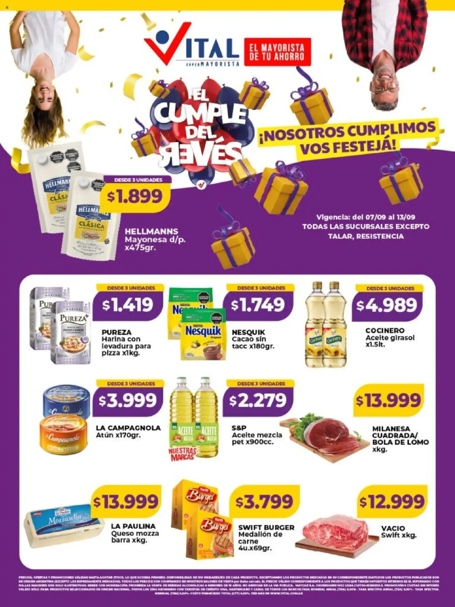 Ofertas de Vital - Especial cumpleaños Vital || del 07/09/2026 - 13/09/2026 || Catálogo 7 de septiembre al 13 de septiembre 2026 - Página 1 del catálogo