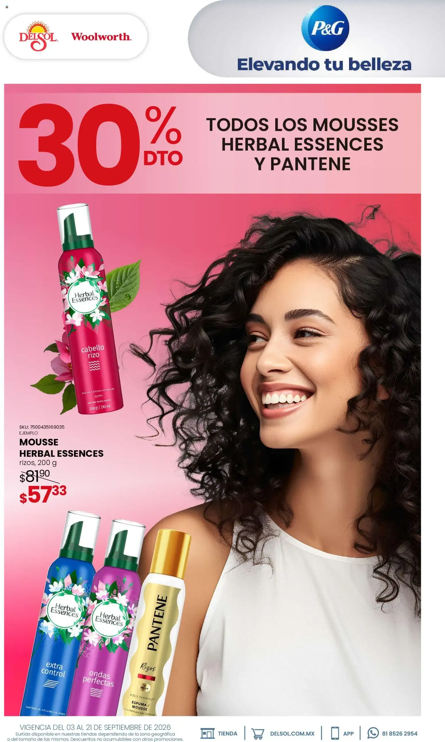 Catálogo de Del Sol y Woolworth: 30% DTO en toda la línea Pantene Colágeno y Biotinamida 3 de septiembre al 21 de septiembre 2026 - Pagina 5
